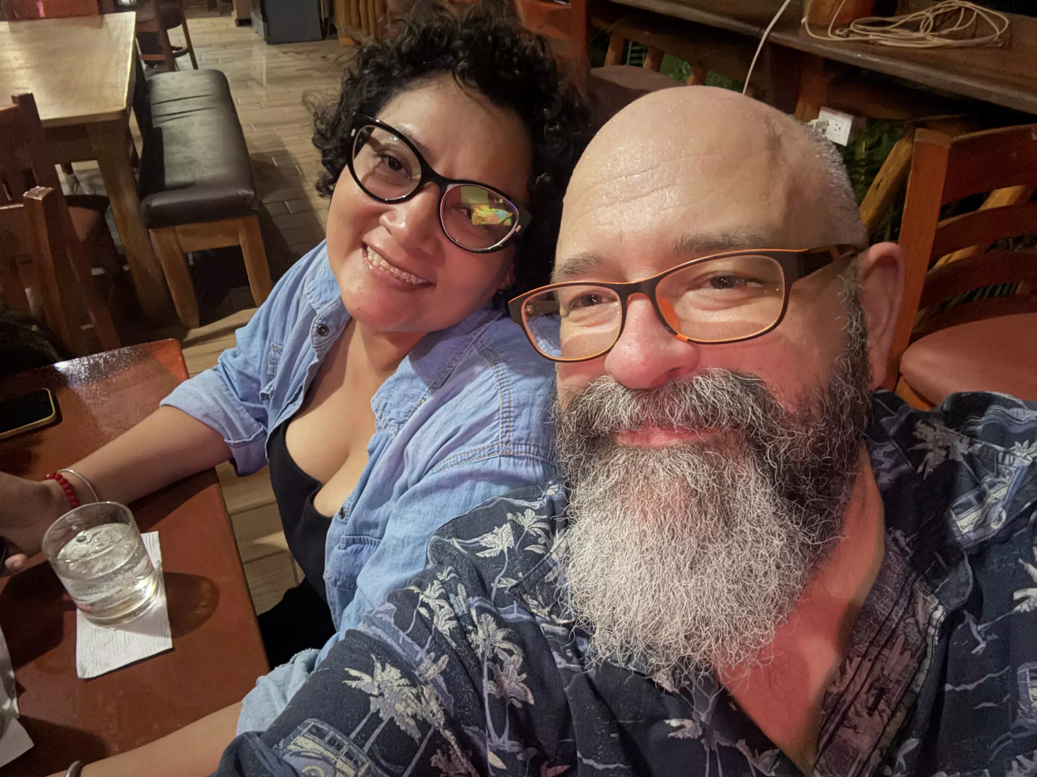 Marcela and Scott at Encantiki