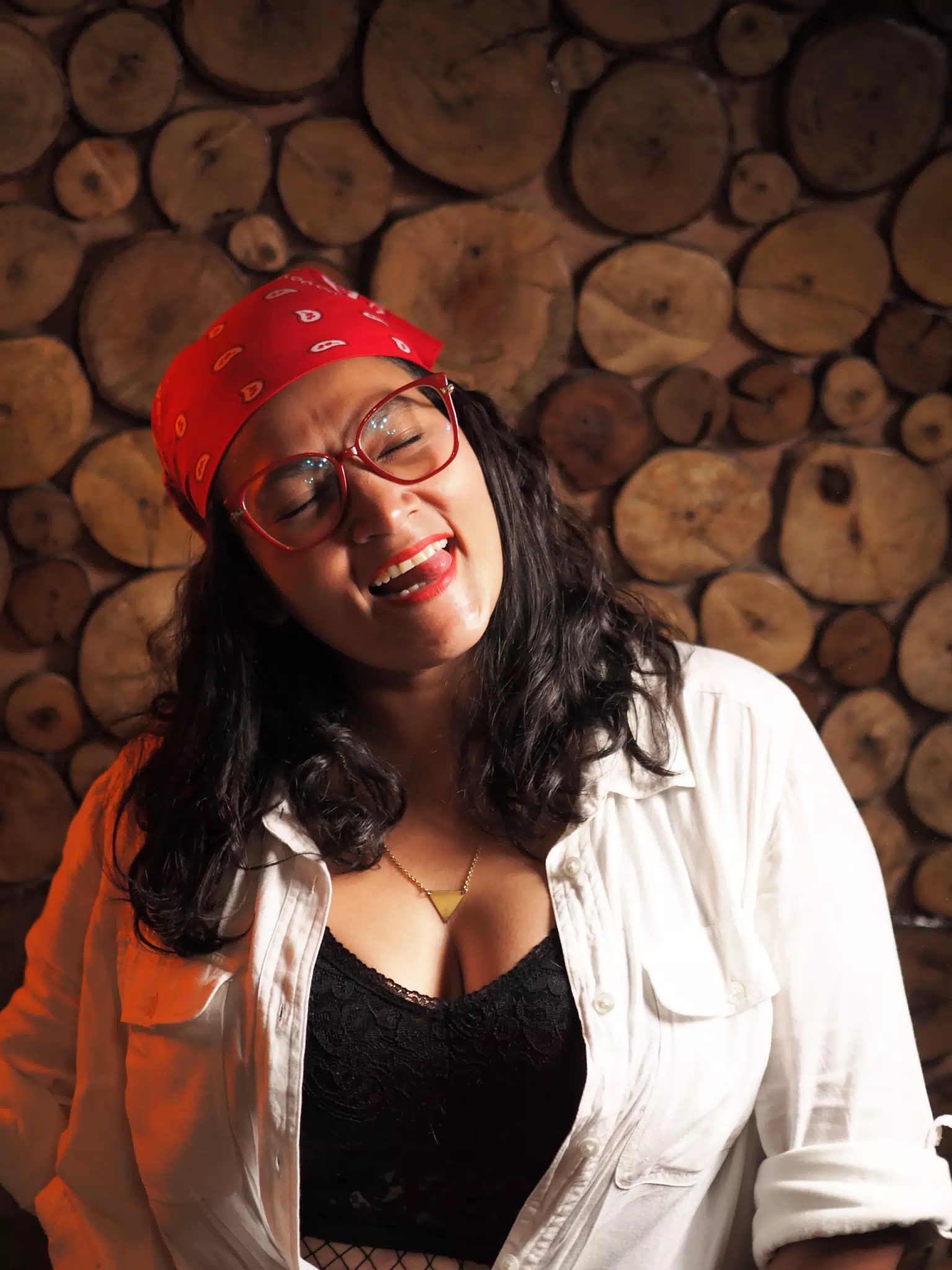 Marcela Being a Goofy Pirate
