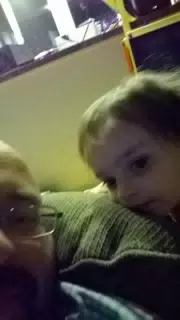 Luciana Selfie with Dad