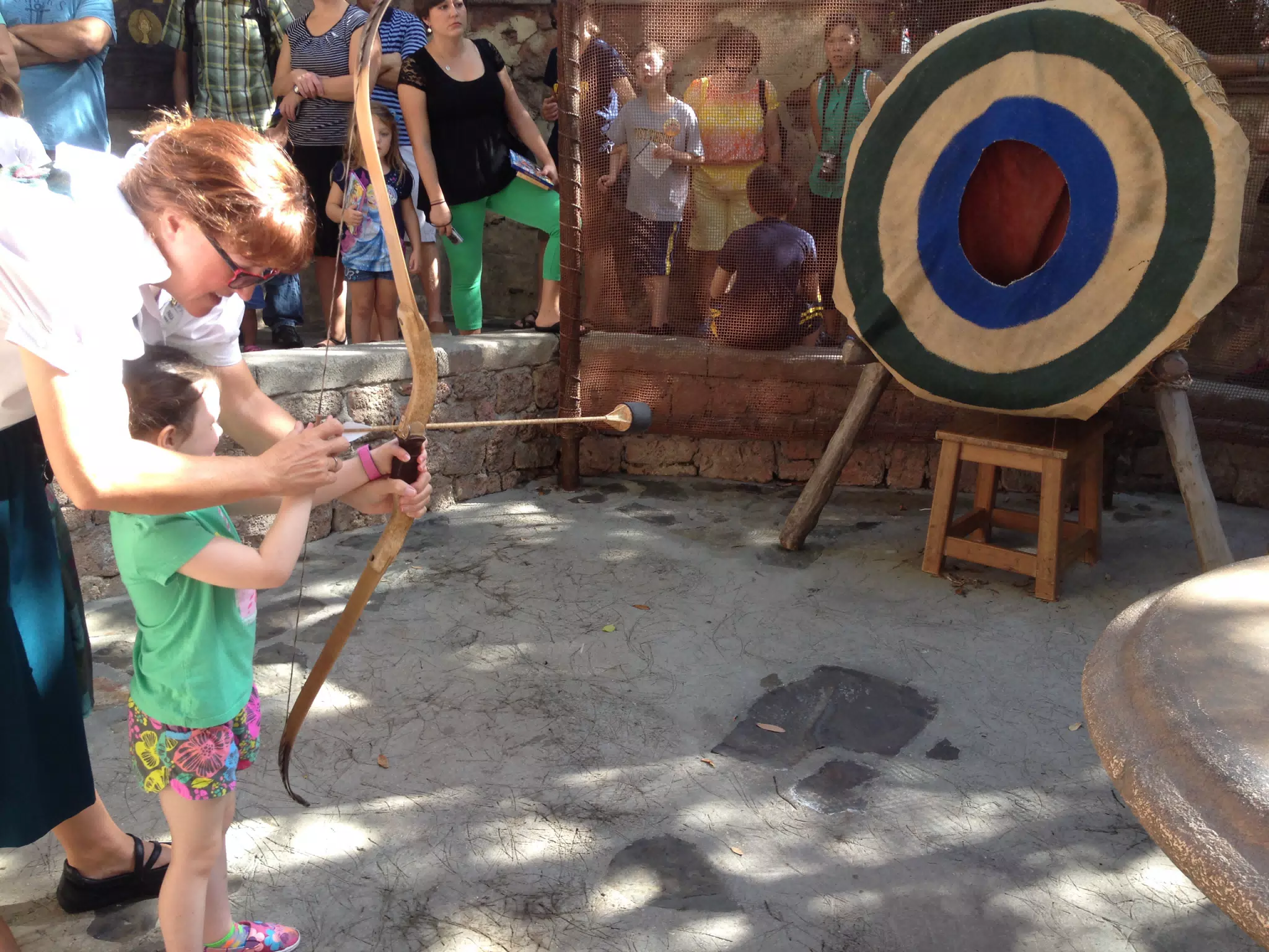 Liesl with Bow and Arrow