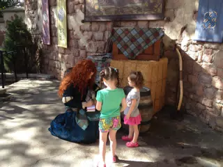 Liesl & Luciana with Merida in WDW