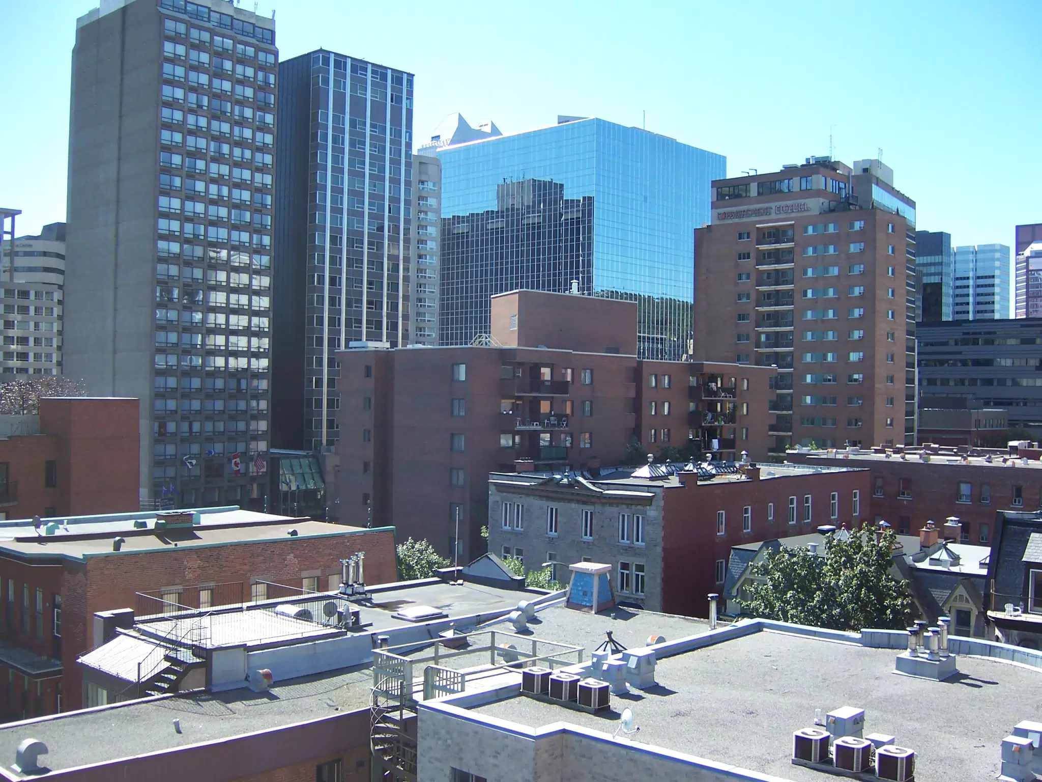 View from Quality Hotel Living Room