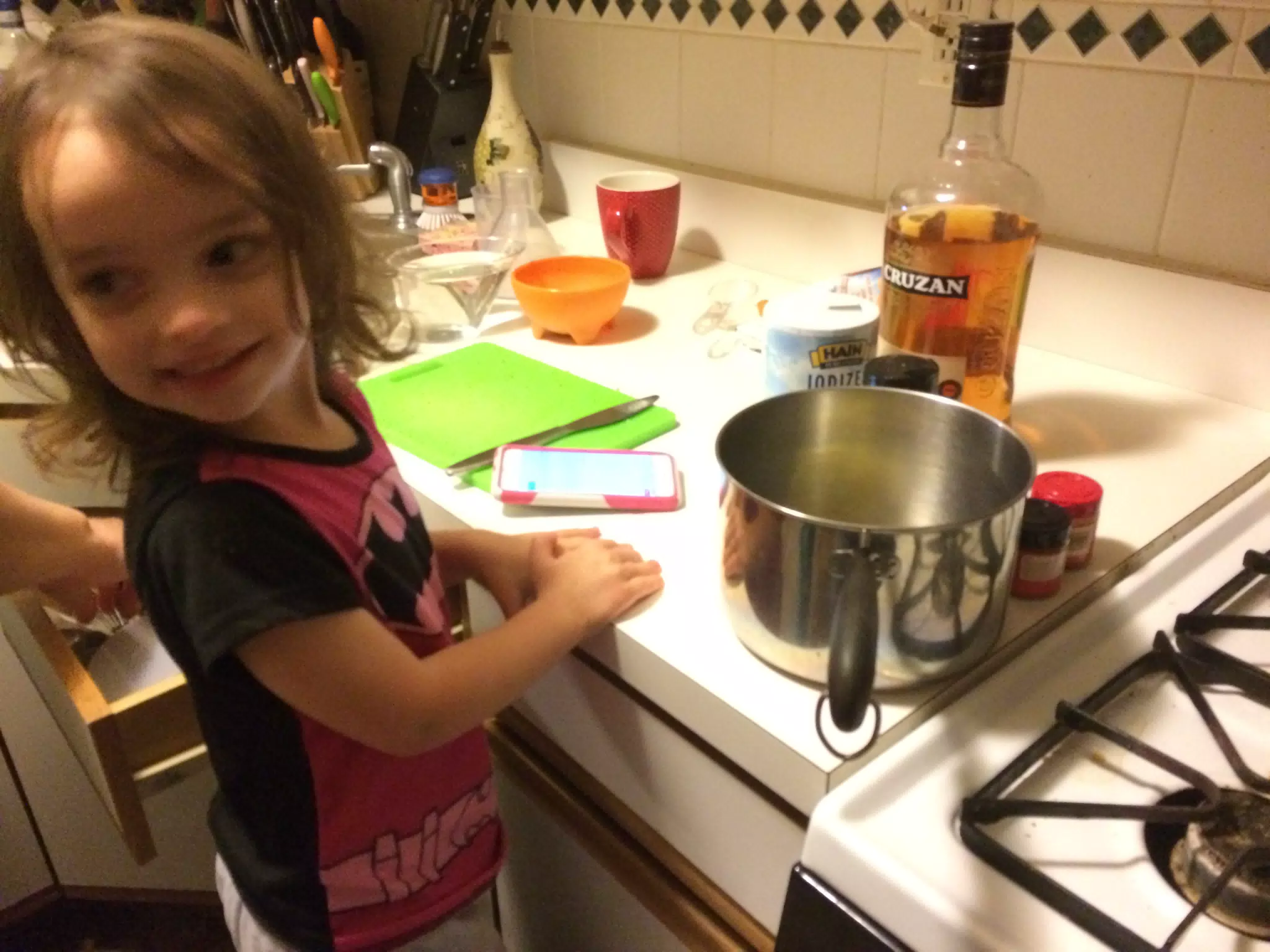 Making Hot Buttered Rum