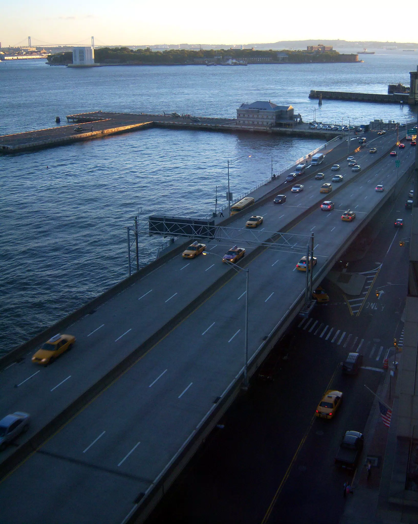 FDR Drive and Governors Island