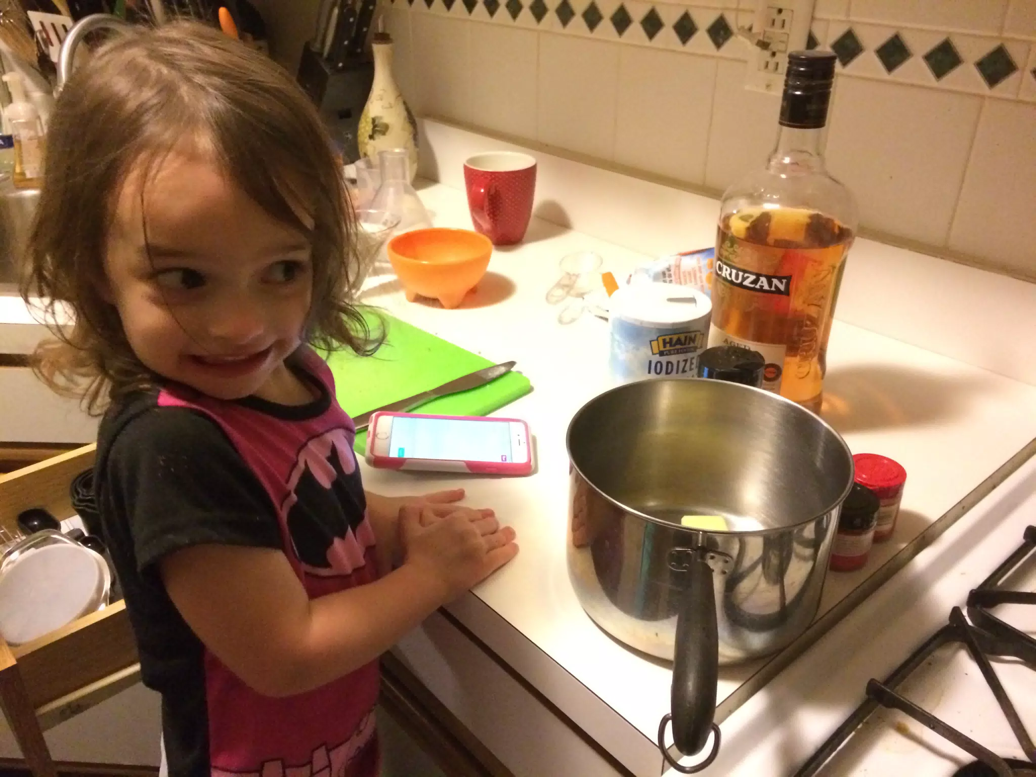 Making Hot Buttered Rum