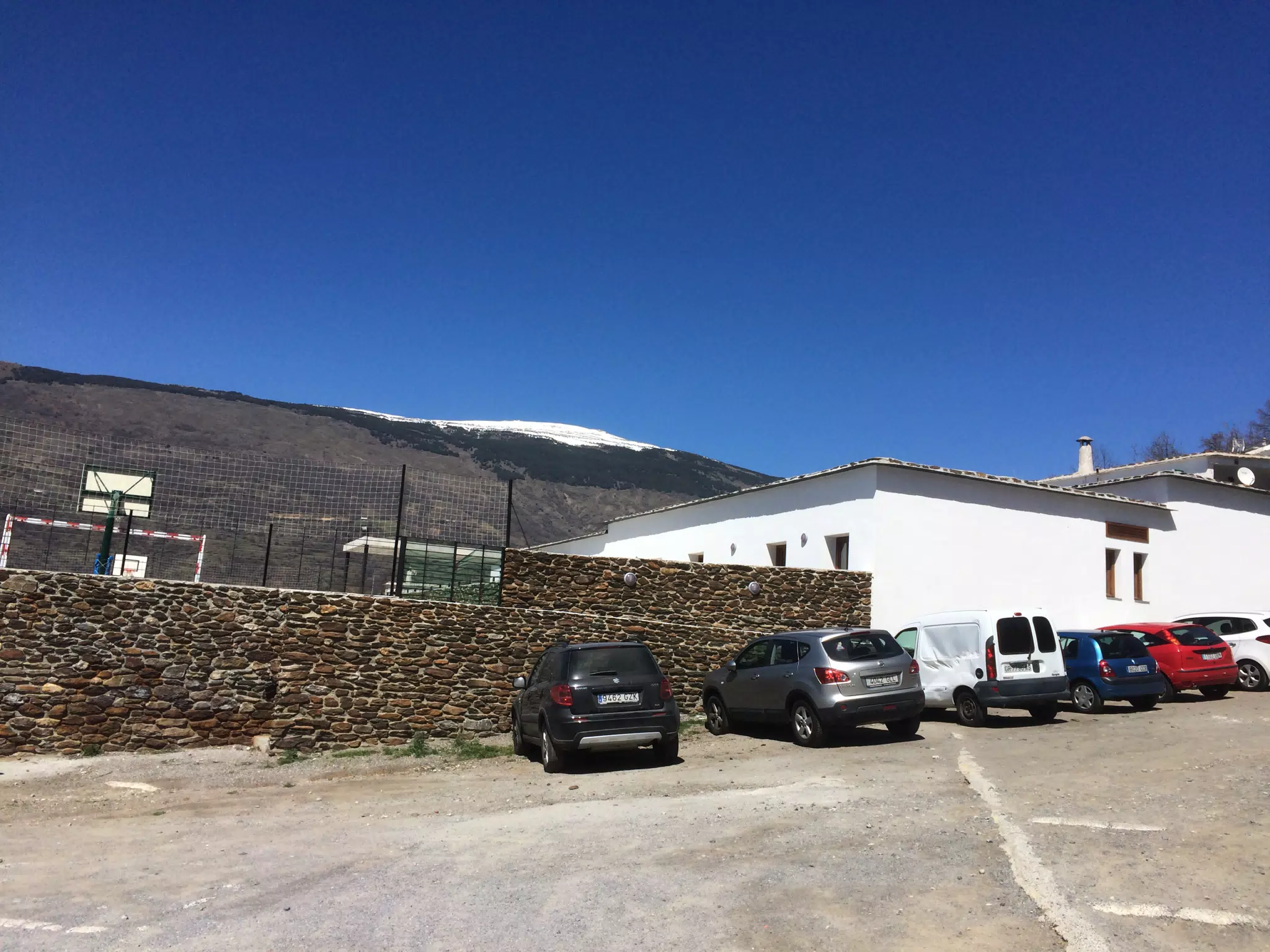 Snowy Peak Above Bubión