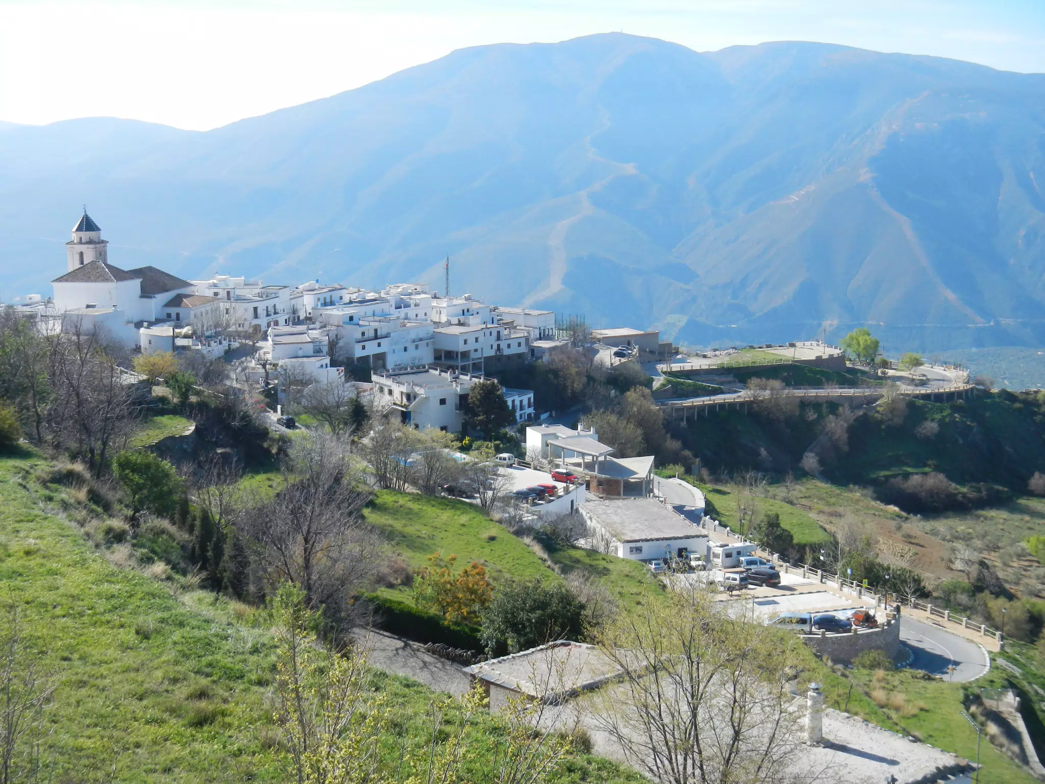 Cáñar from Mountain Trail