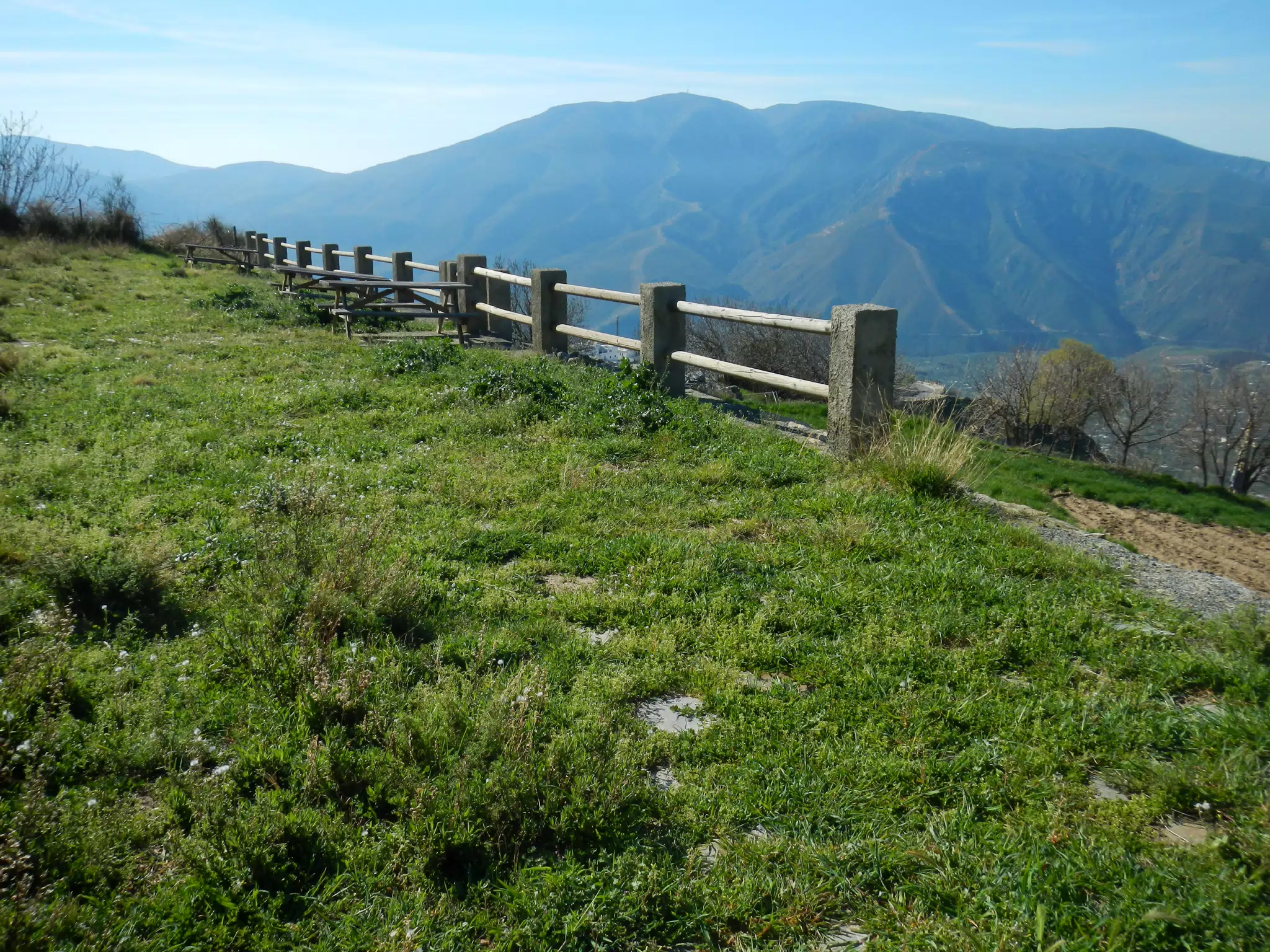 Picnic Tables Hidden High Above Cáñar