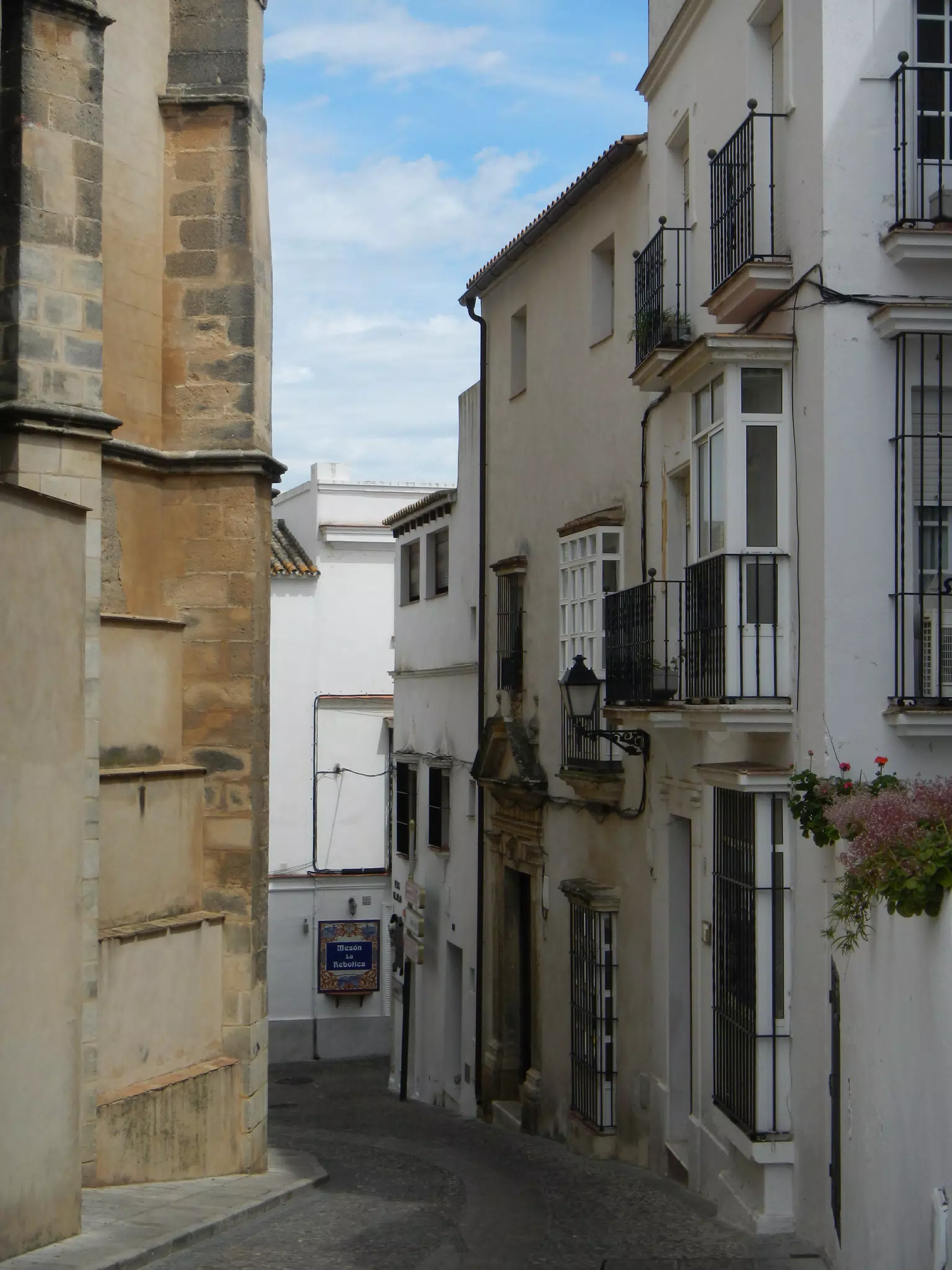 Road in Arcos de la Frontera