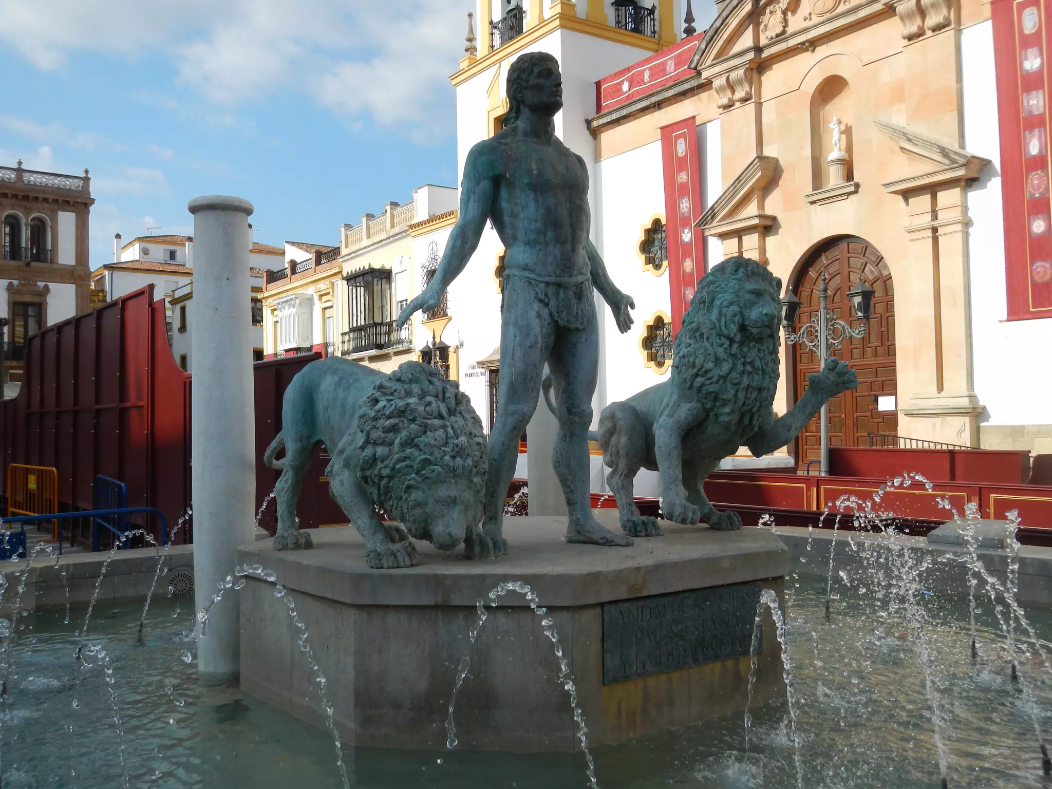 Fountain in Ronda New Town