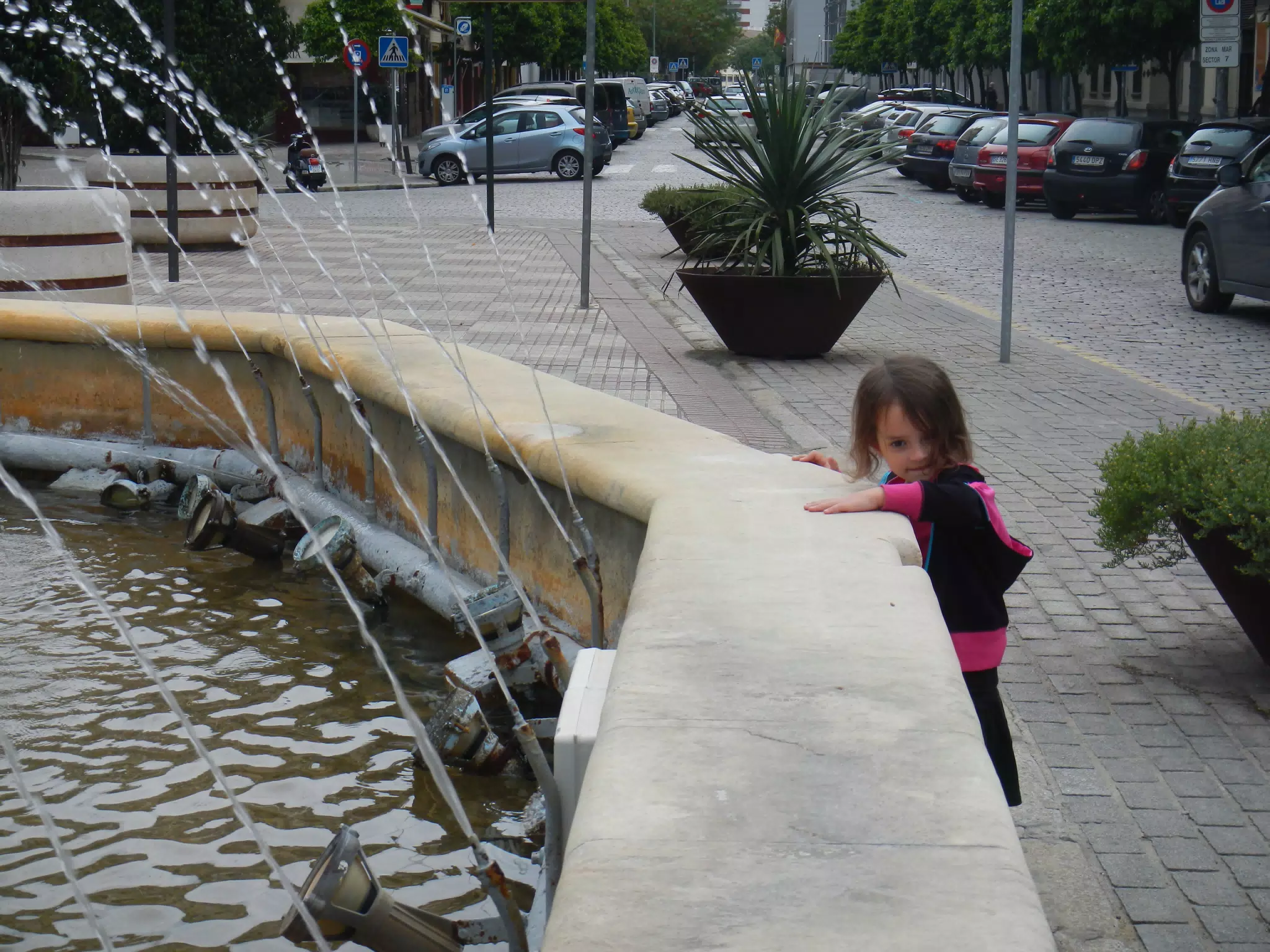 Luciana by the Fountain