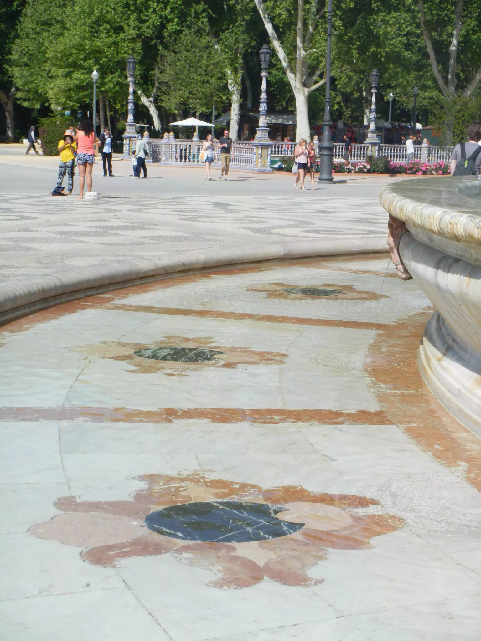 Fountain in Plaza de España