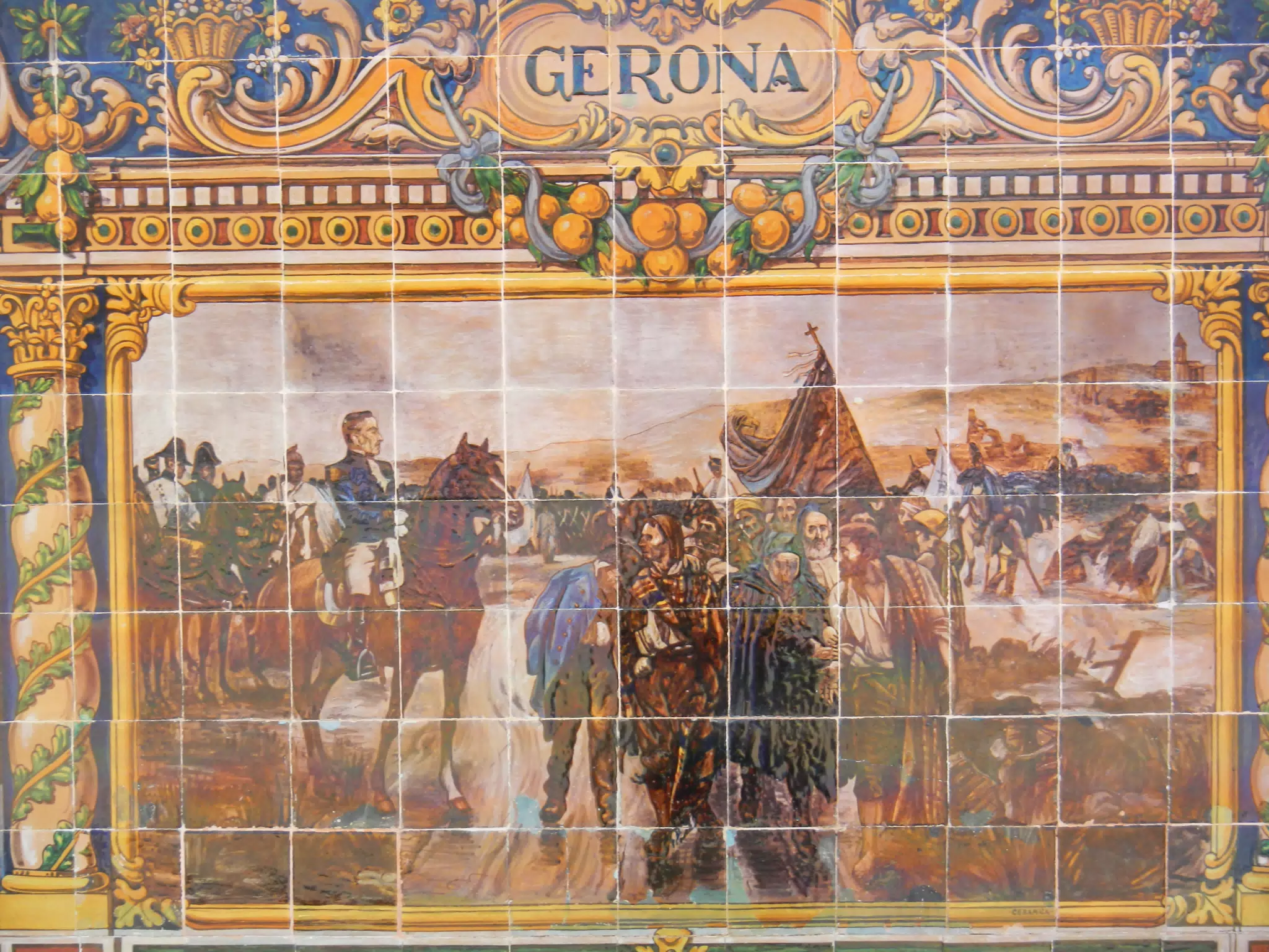 Gerona Station in the Plaza de España