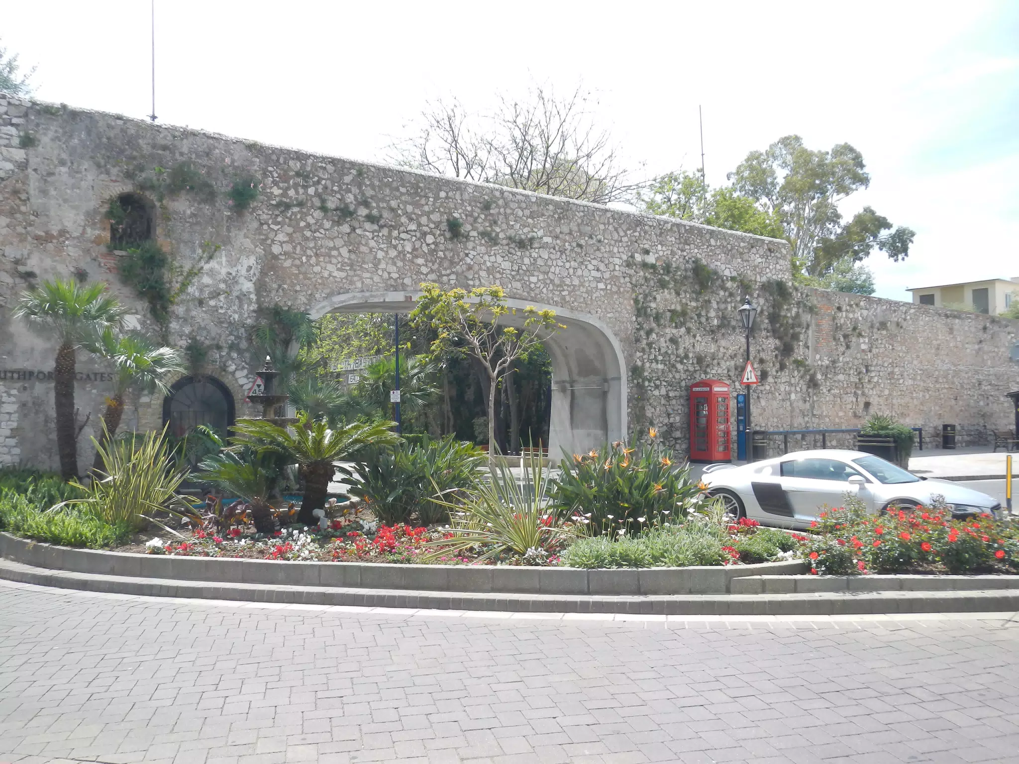 Garden at Gibraltar City Wall