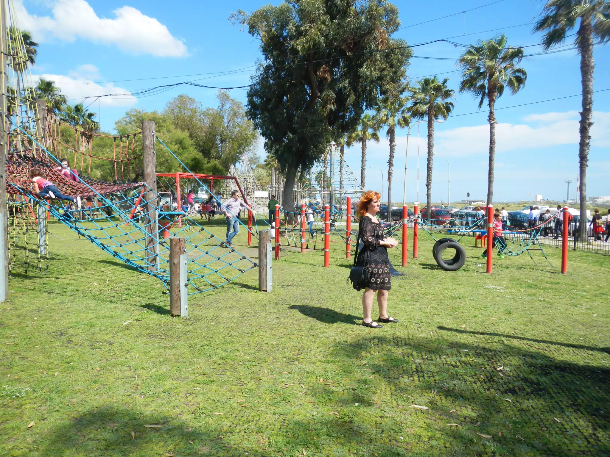 Ciana Climbing the Playground