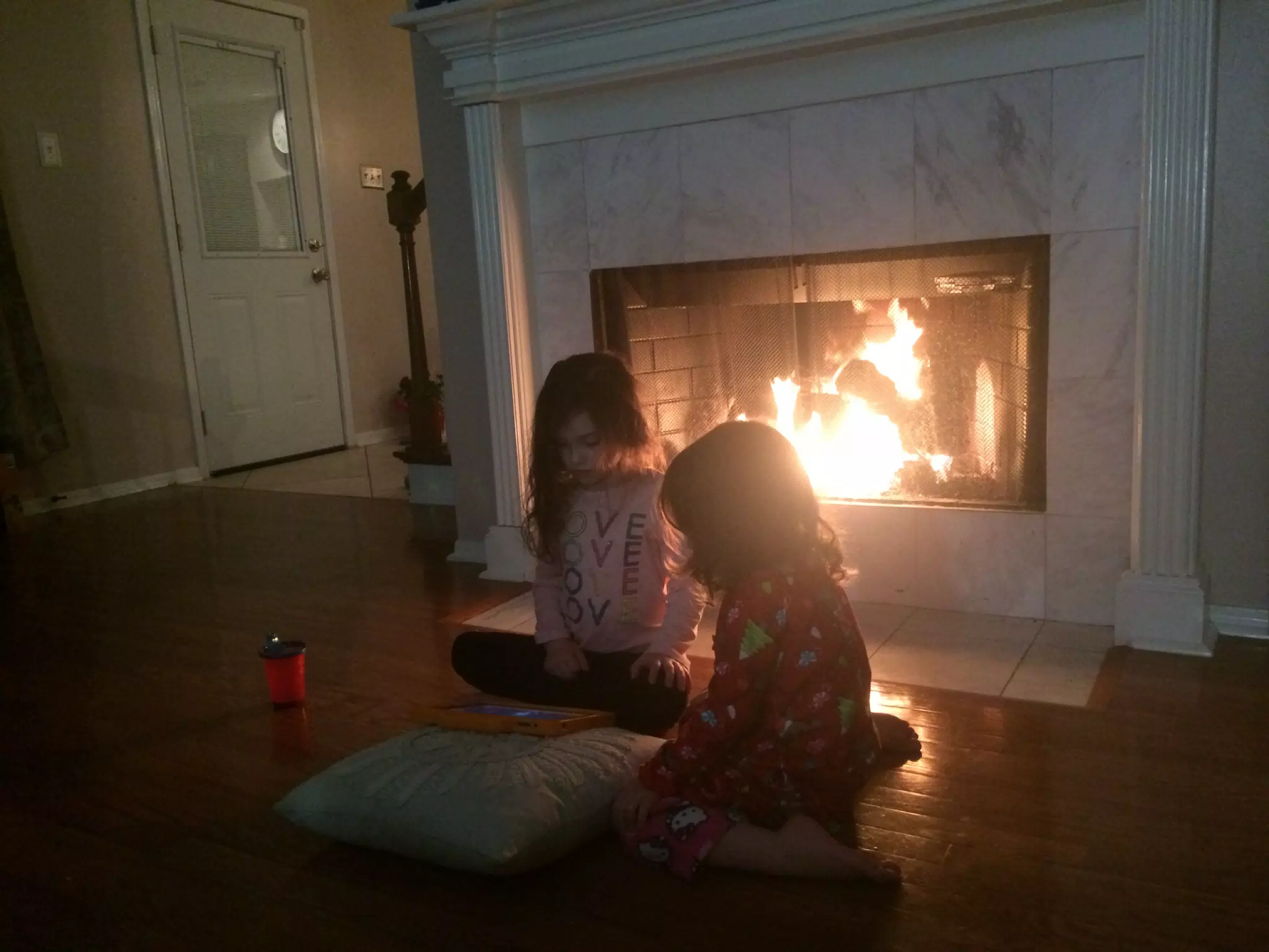 The Girls by the Fireplace