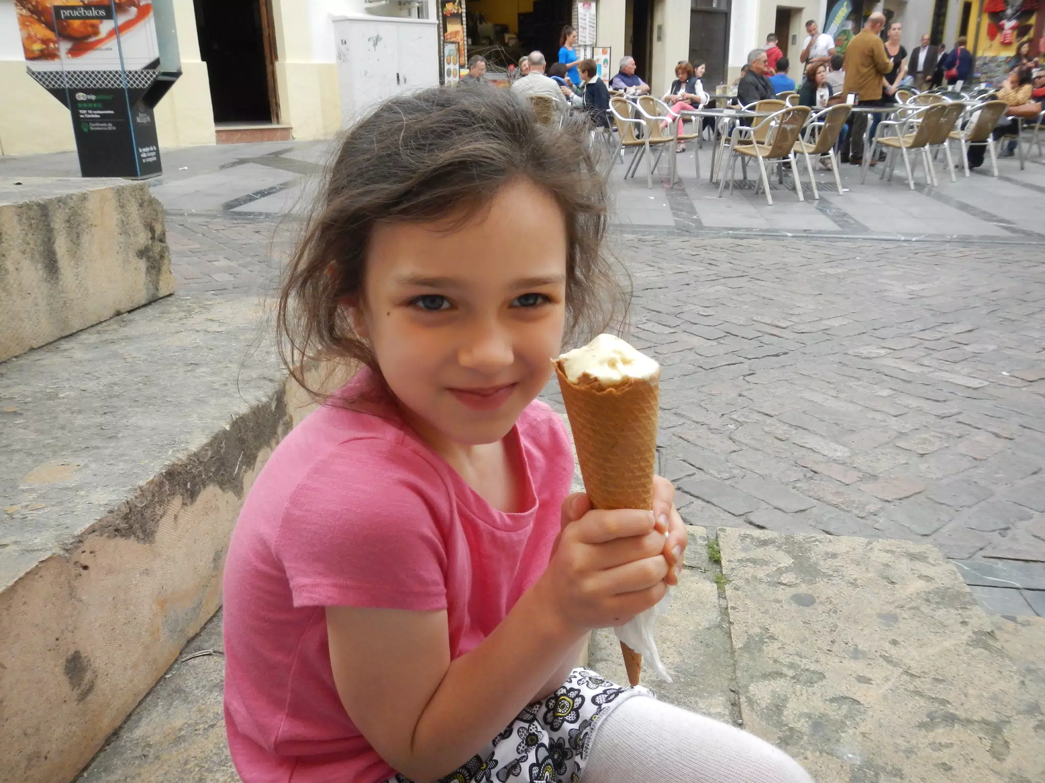 Liesl with Ice Cream