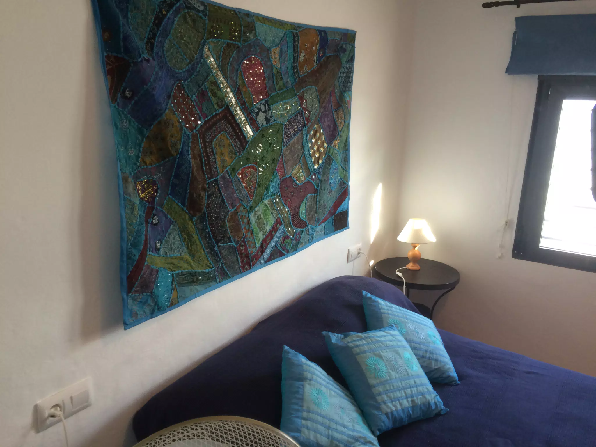 Guest Bedroom at Casa Lucia in Cañar