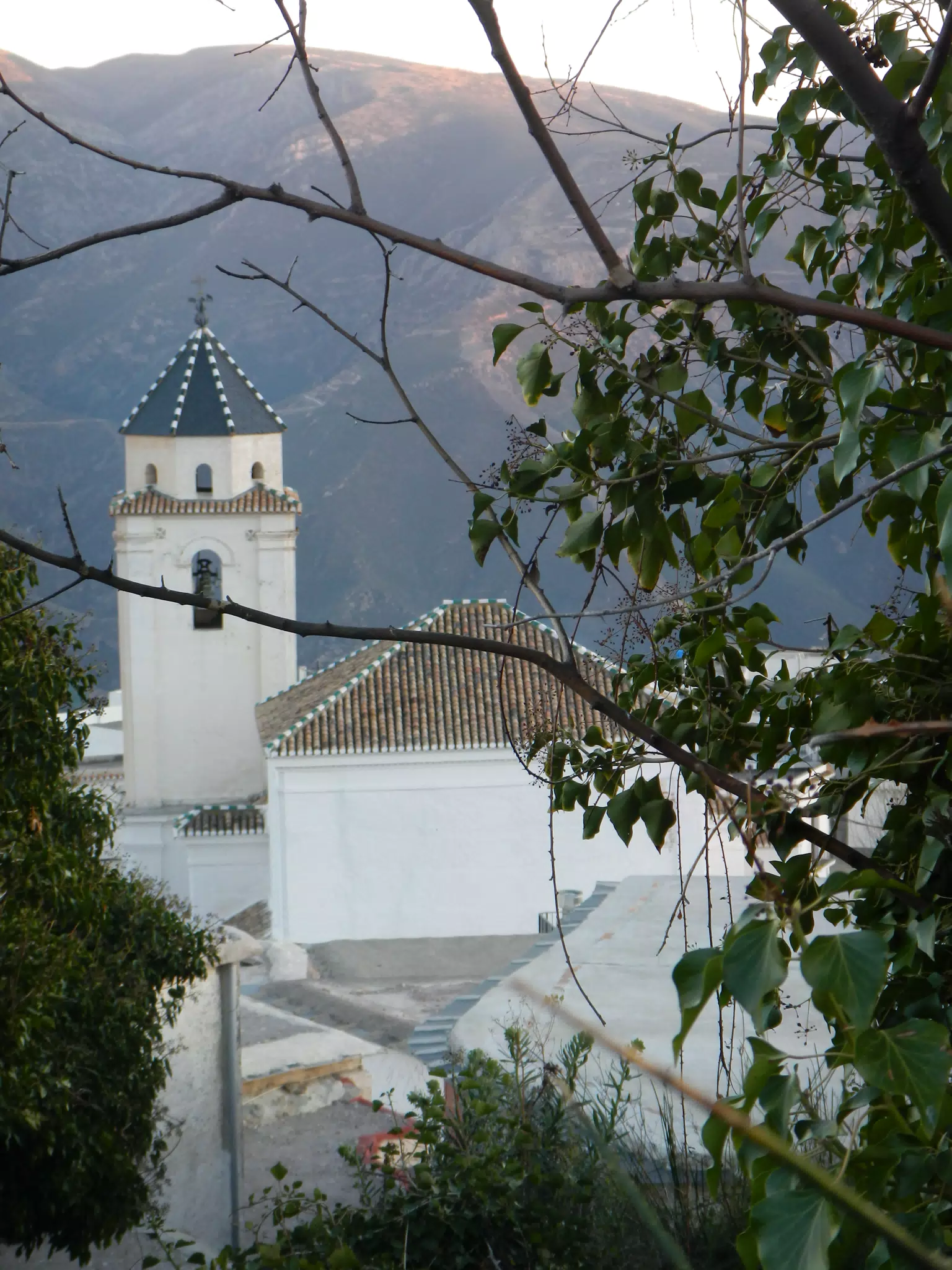 Church from Hill Behind Cáñar