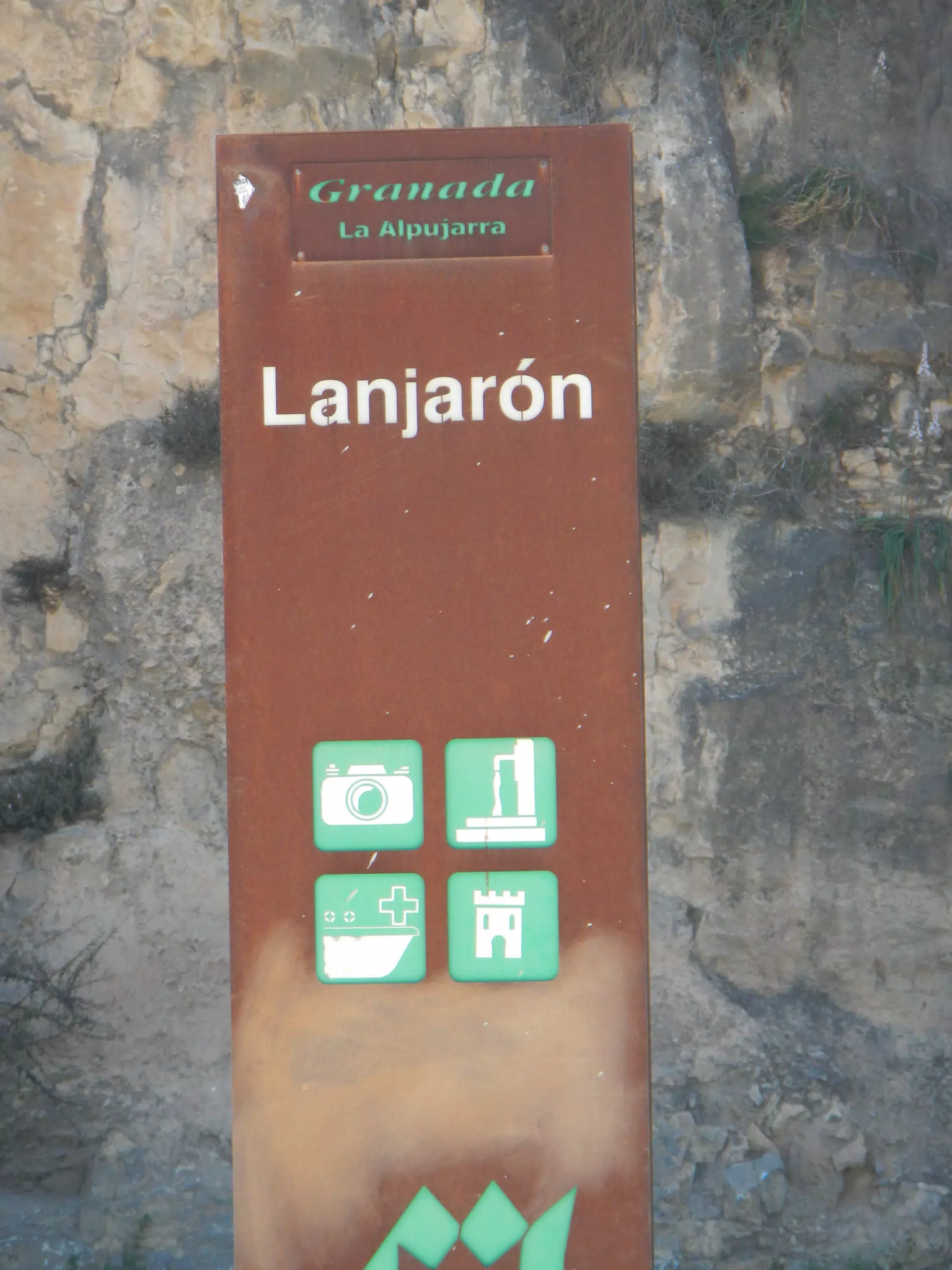 Granada Lanjarón Sign