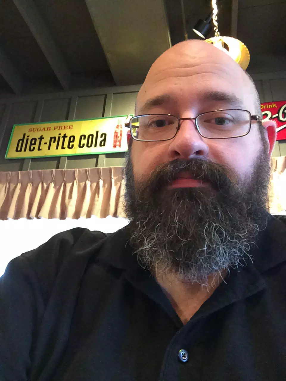 Selfie at Cracker Barrel