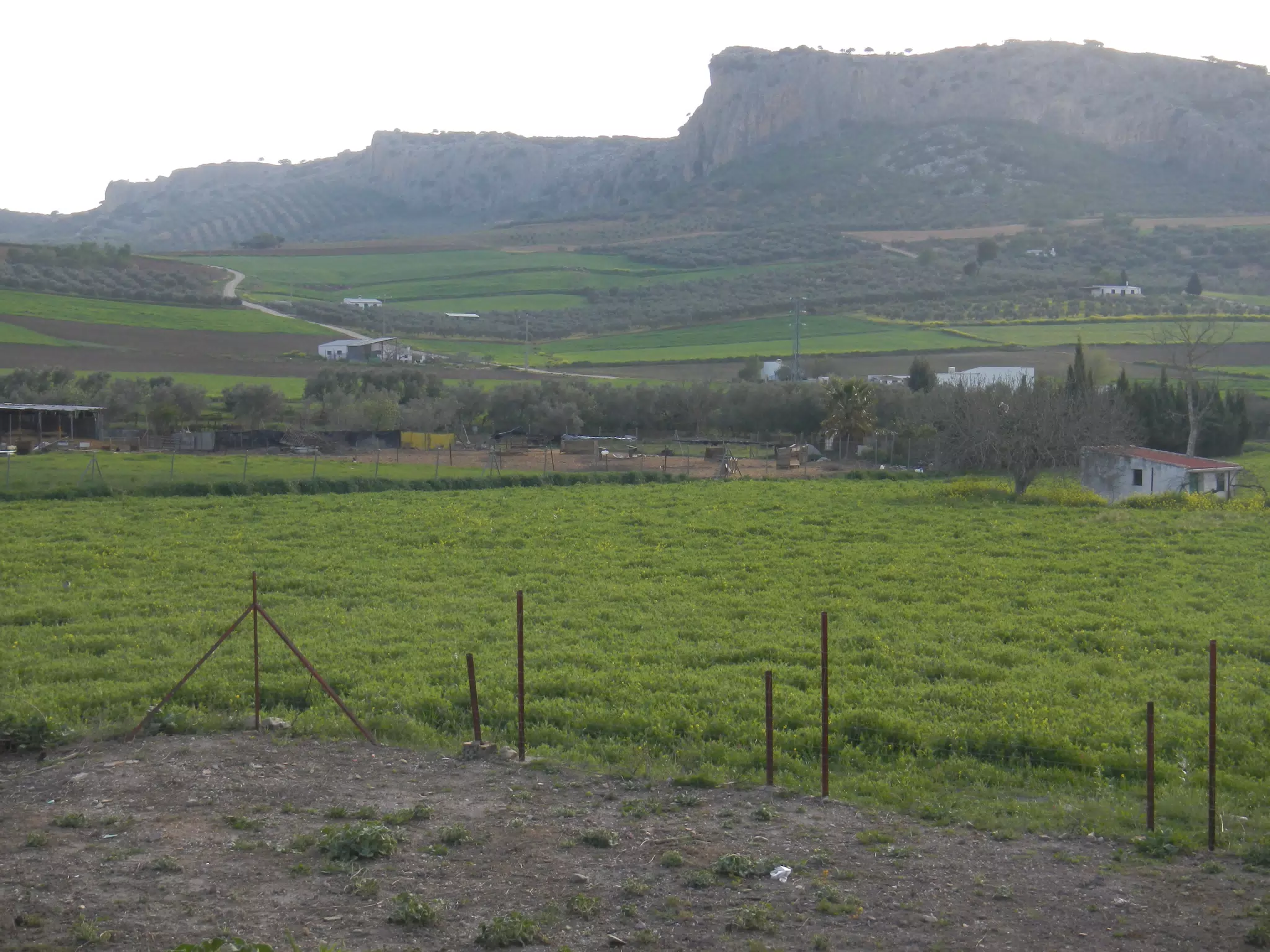 View from Gas Station in Spain
