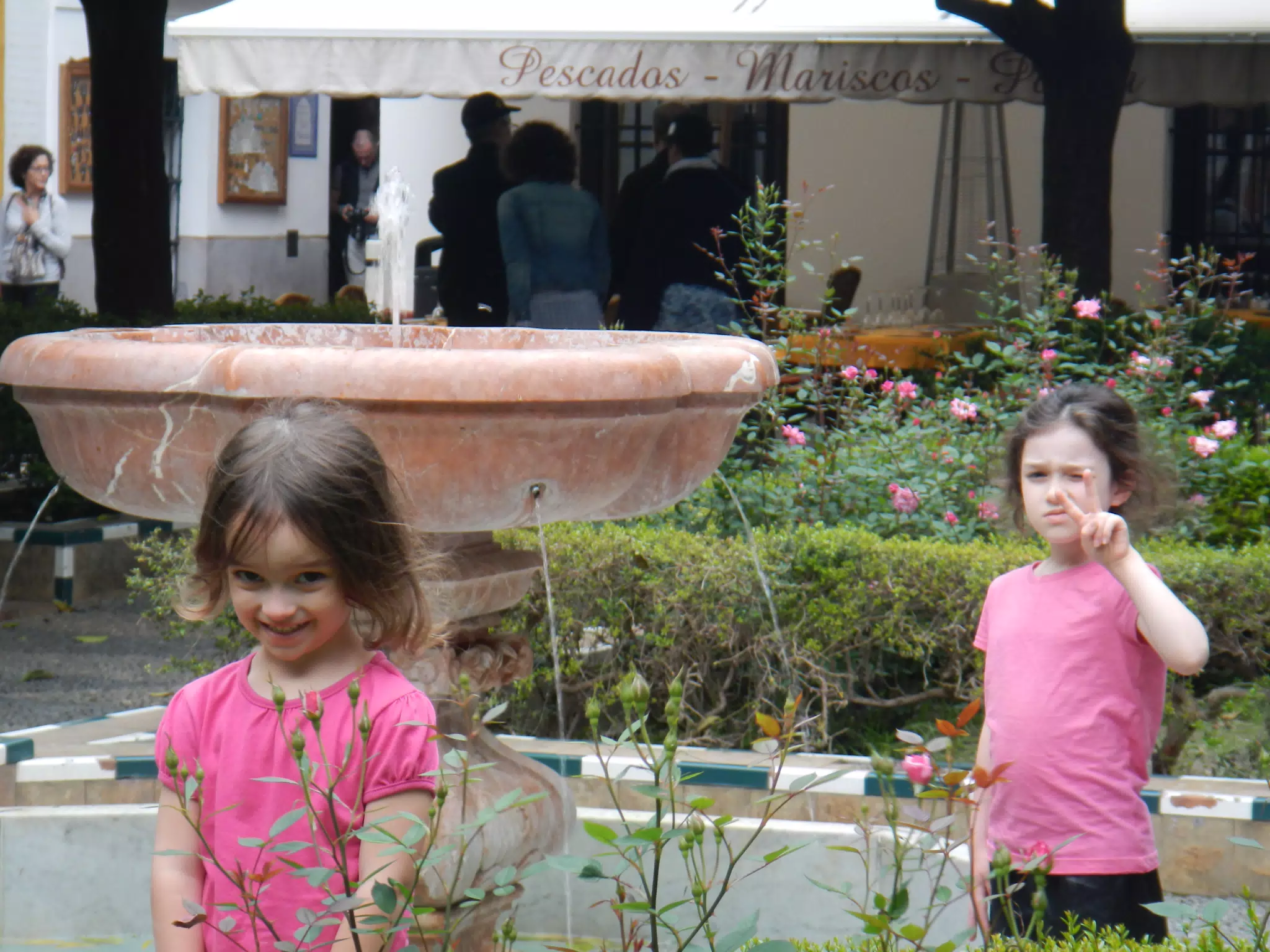 The Girls by a Fountain