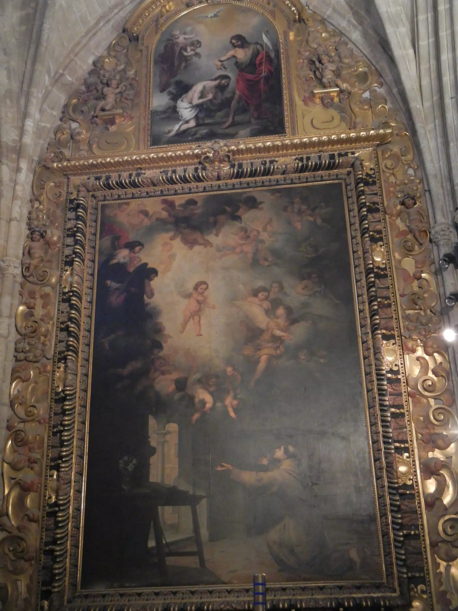 Painting in Sevilla Cathedral