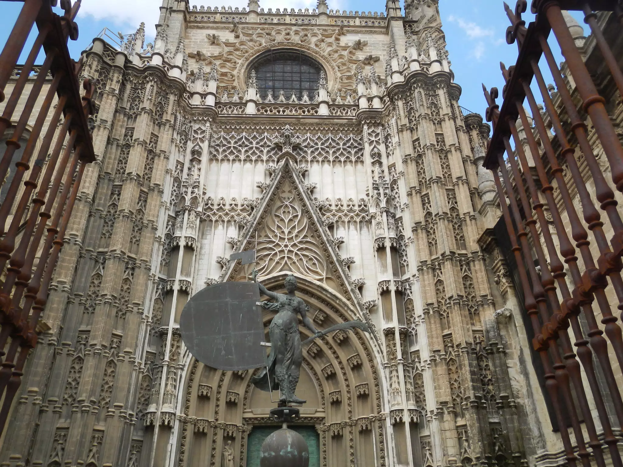Entrance to the Cathedral of Sevilla