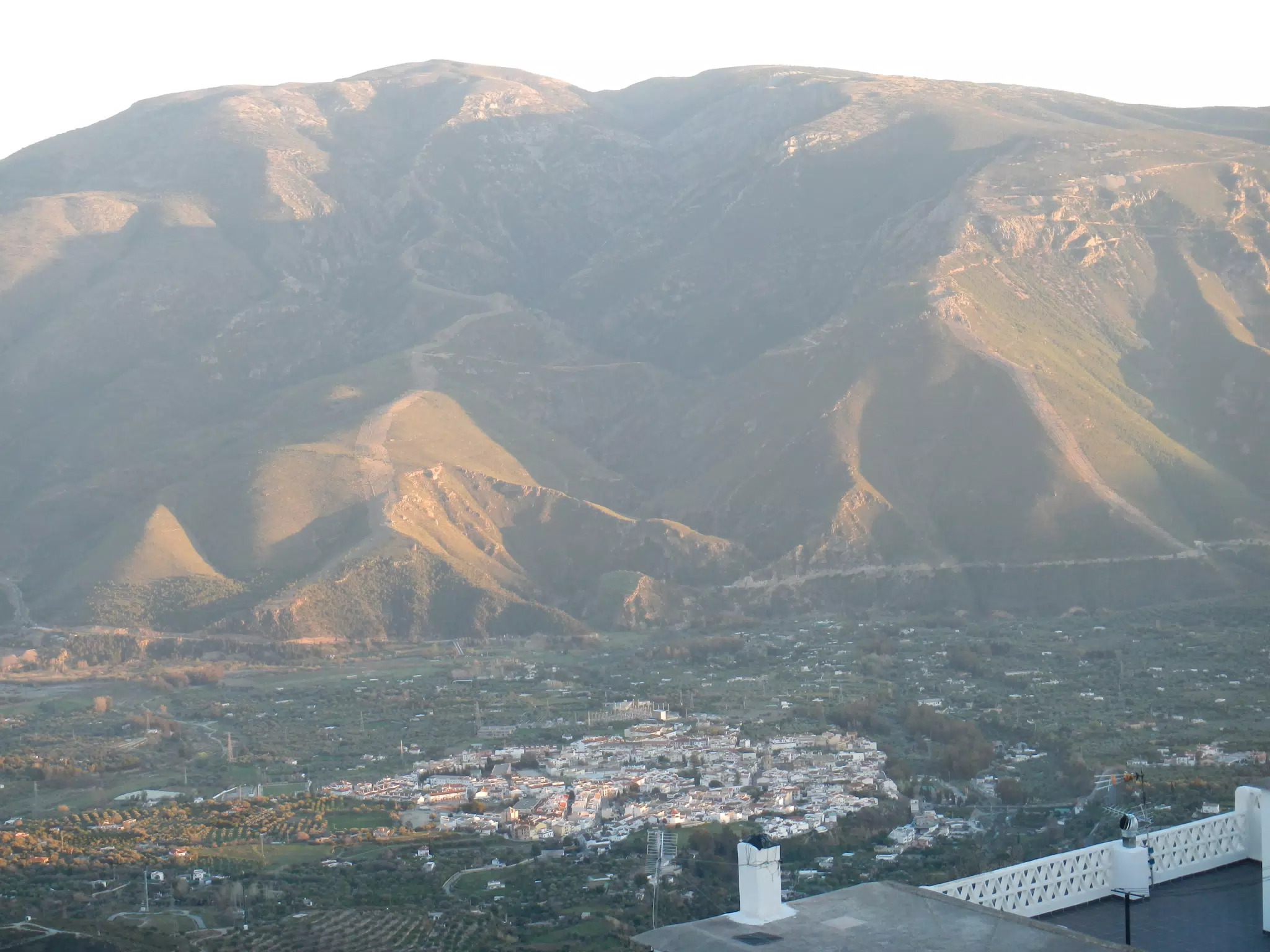 Sun Setting Over Órgiva