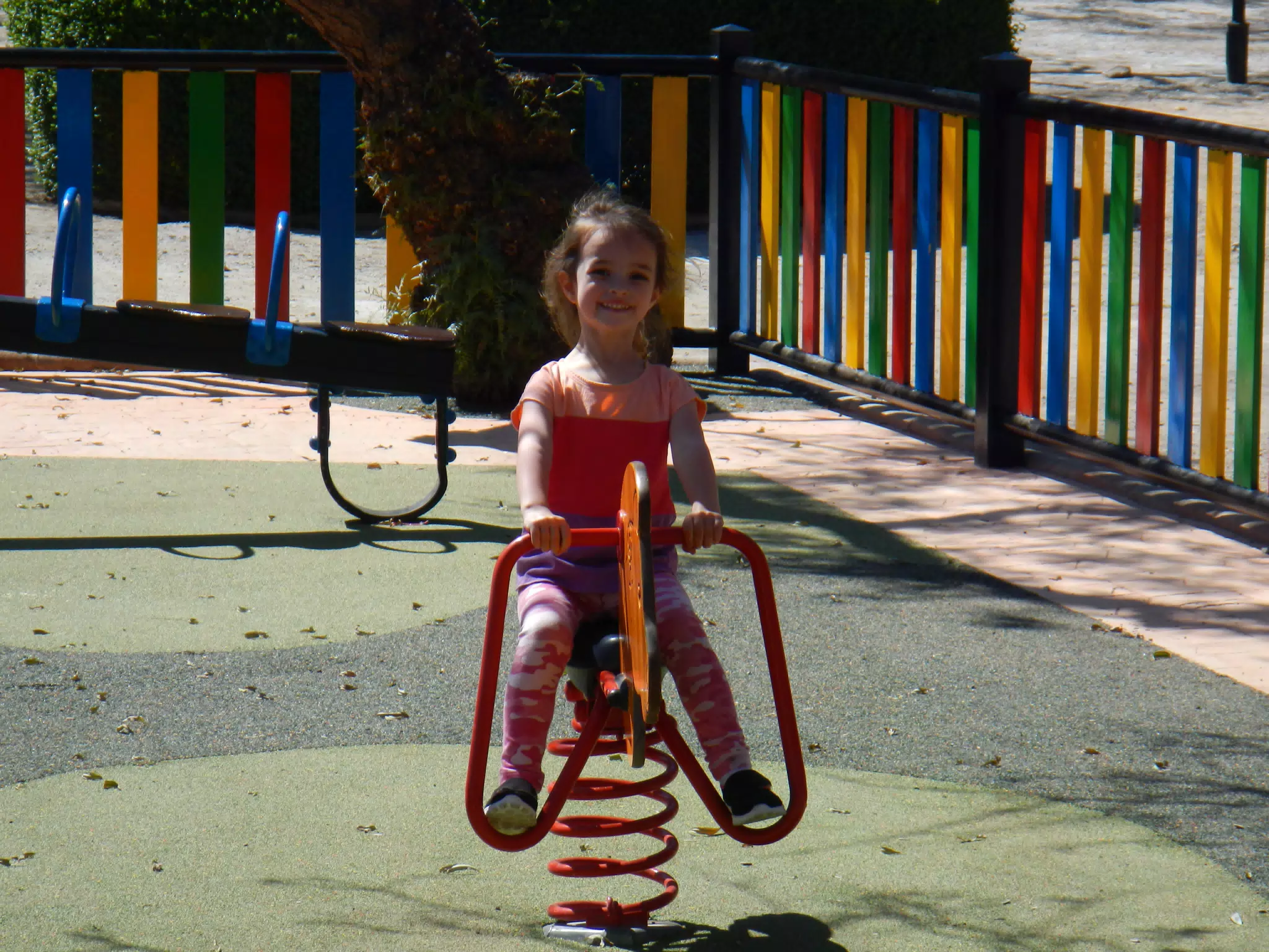 Luciana on the Playground