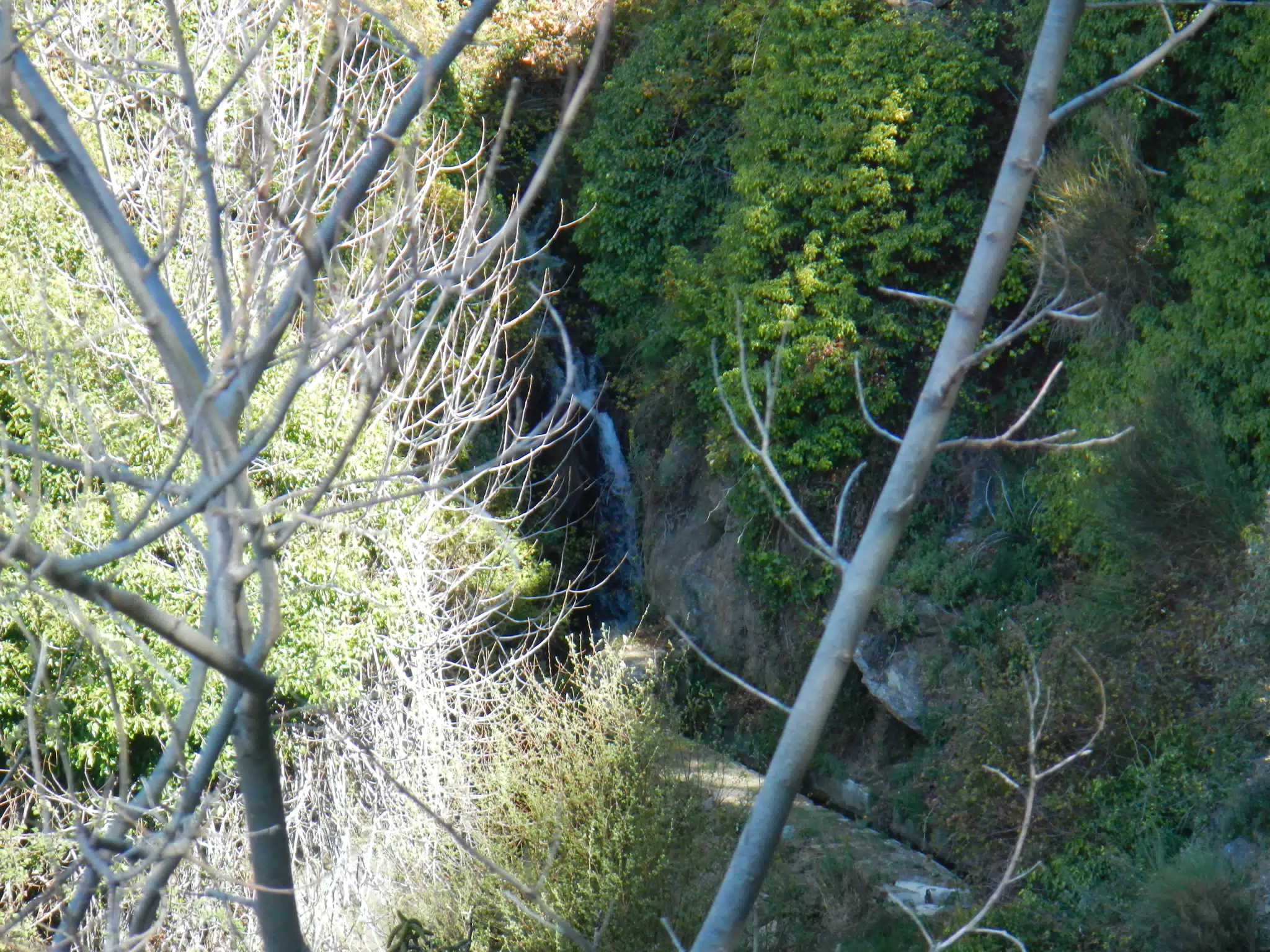 Waterfall and Dam in Cáñar