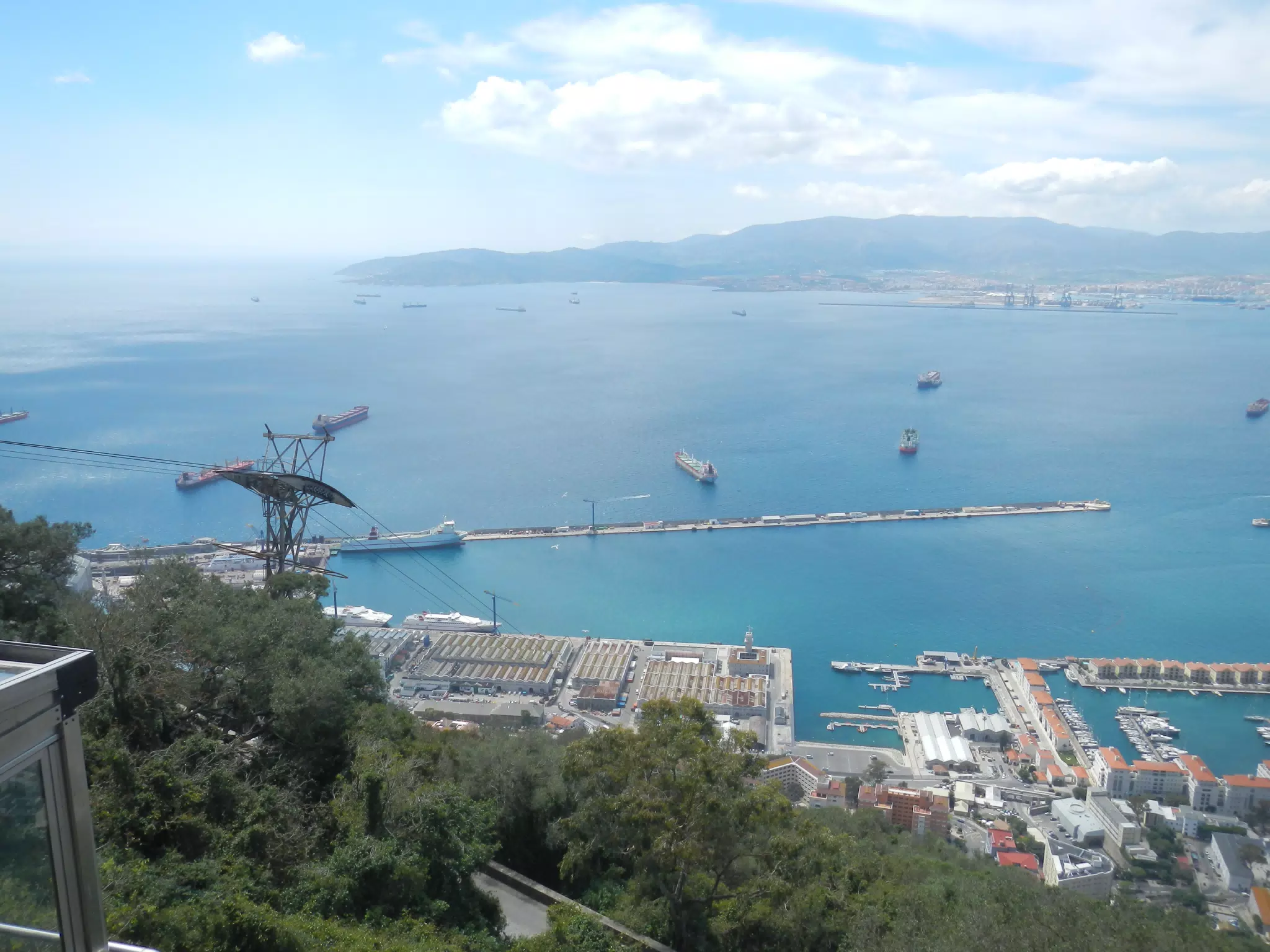 Southern Tip of Spain Seen from Gibraltar