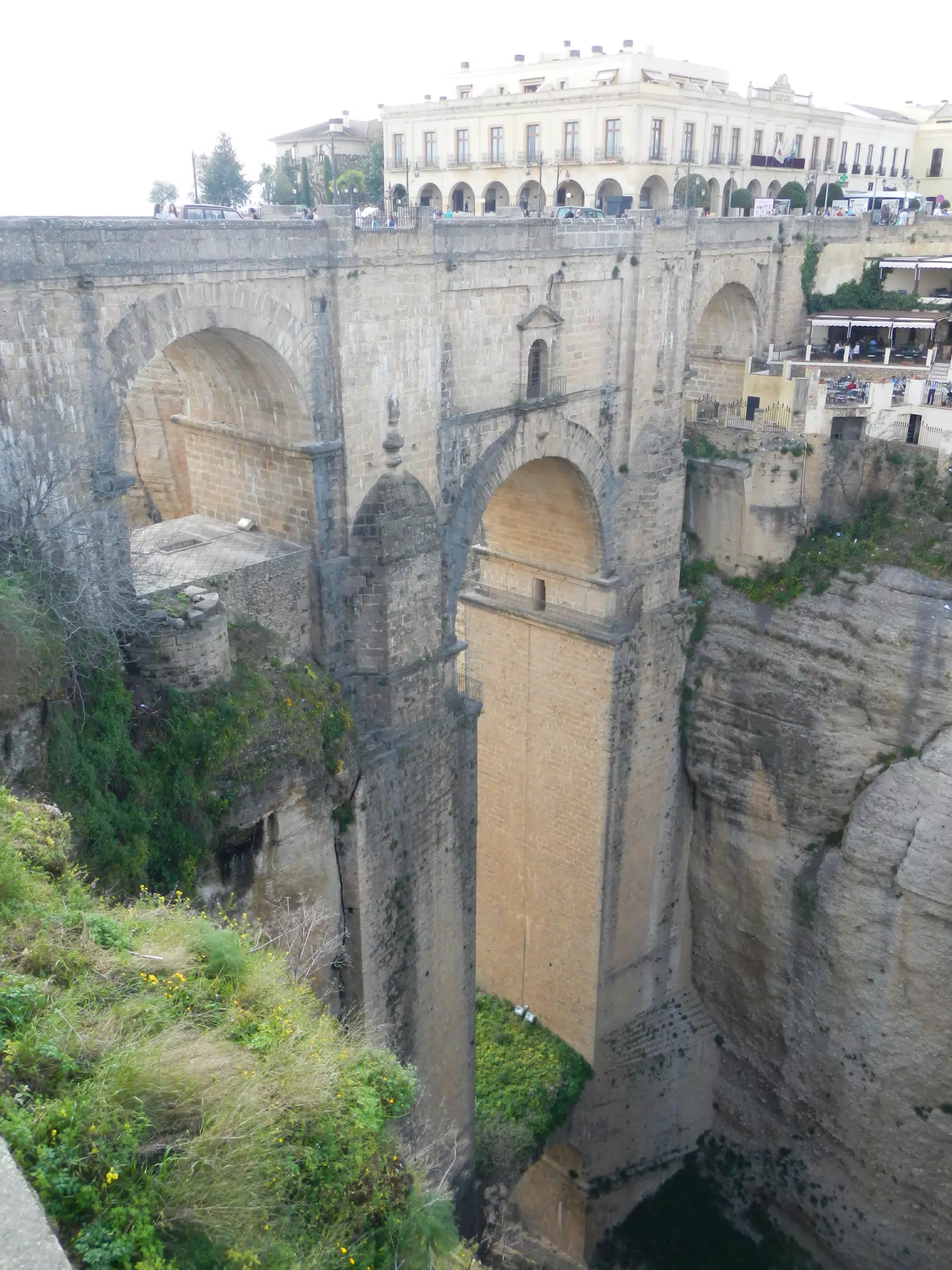 New Bridge in Ronda Looking Towards New Town