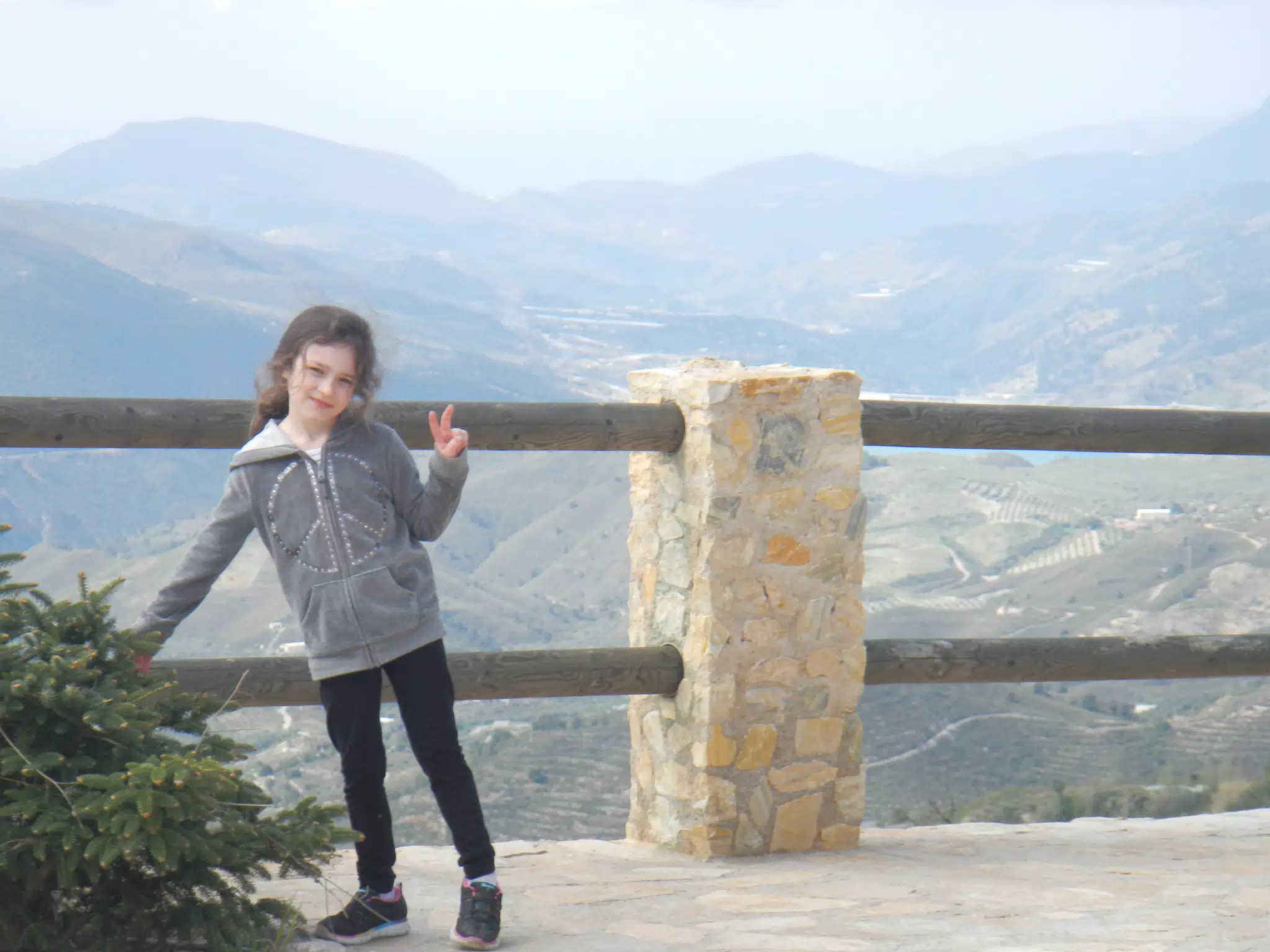 Liesl Posing on the GR7