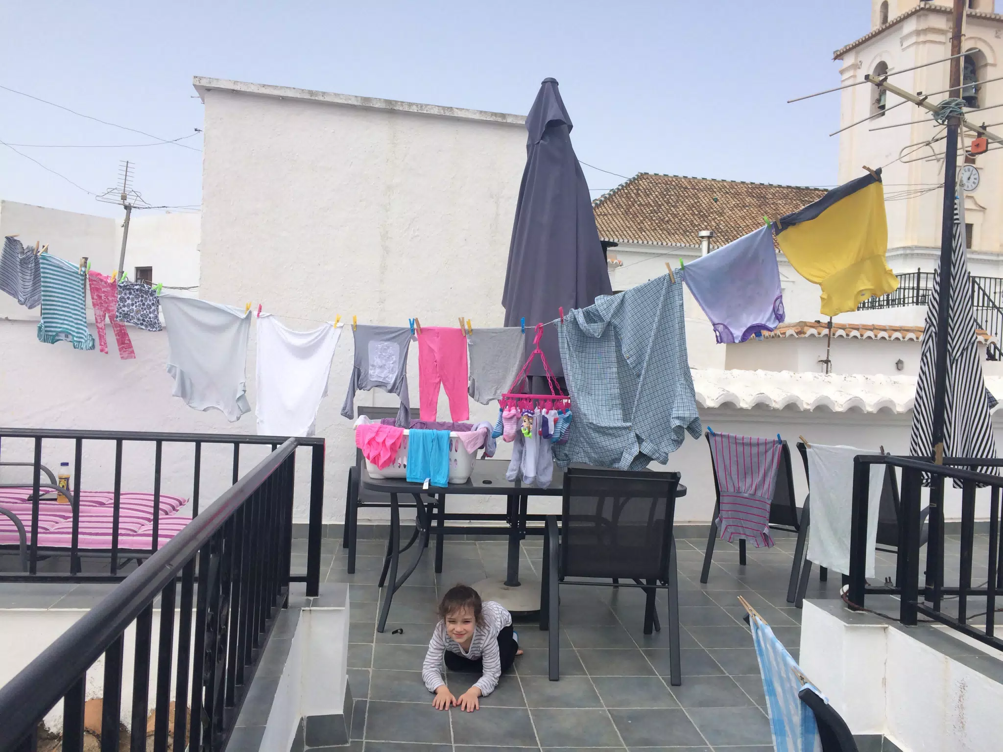 Laundry on the Terrace