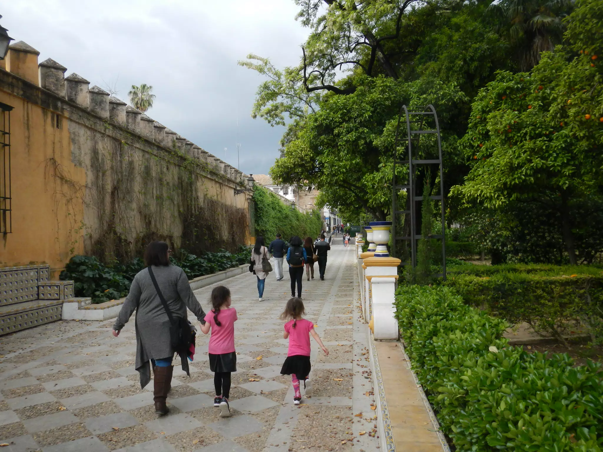 Walking Along the Old Wall