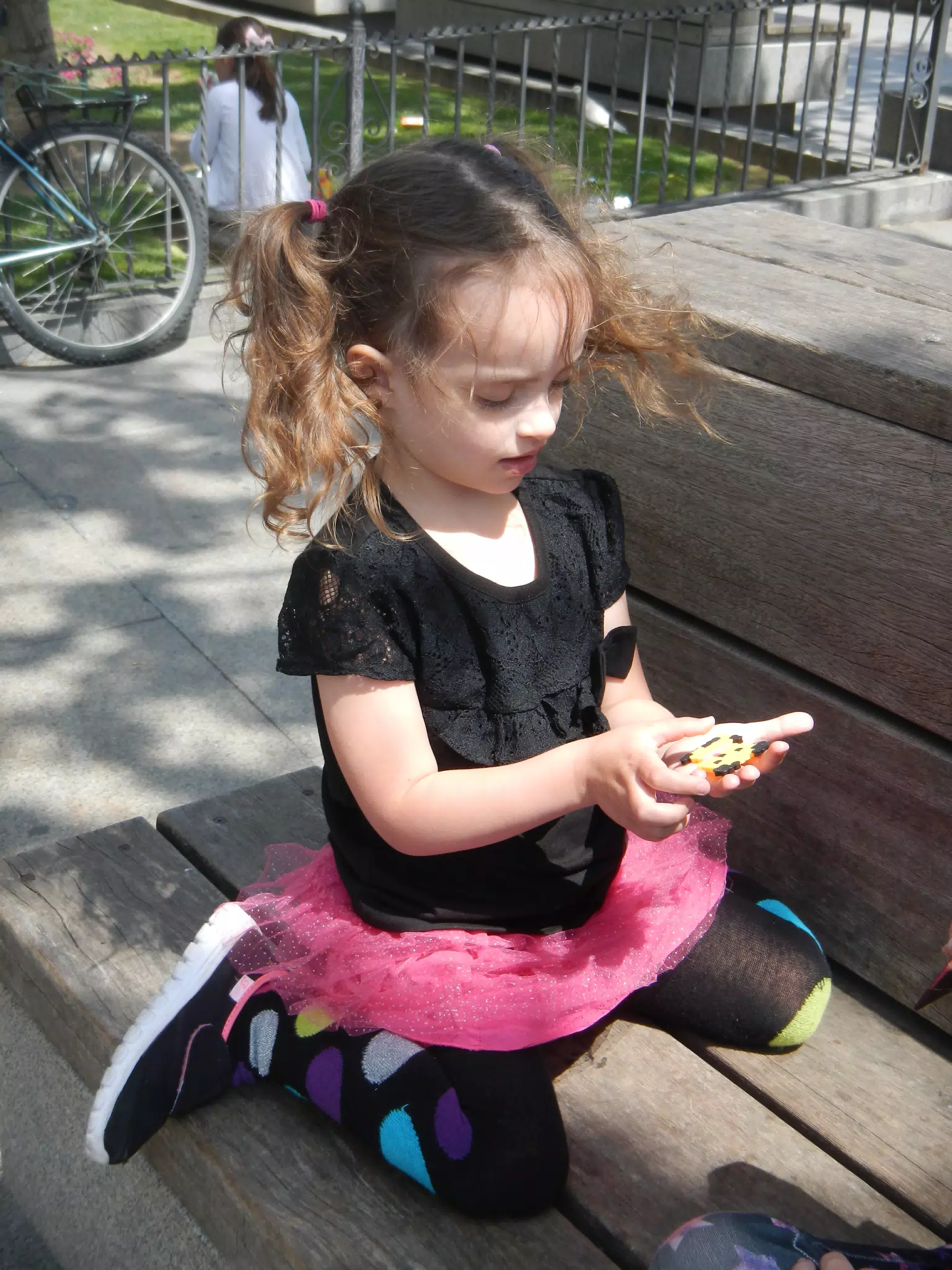 Luciana and Her Plastic Doggie