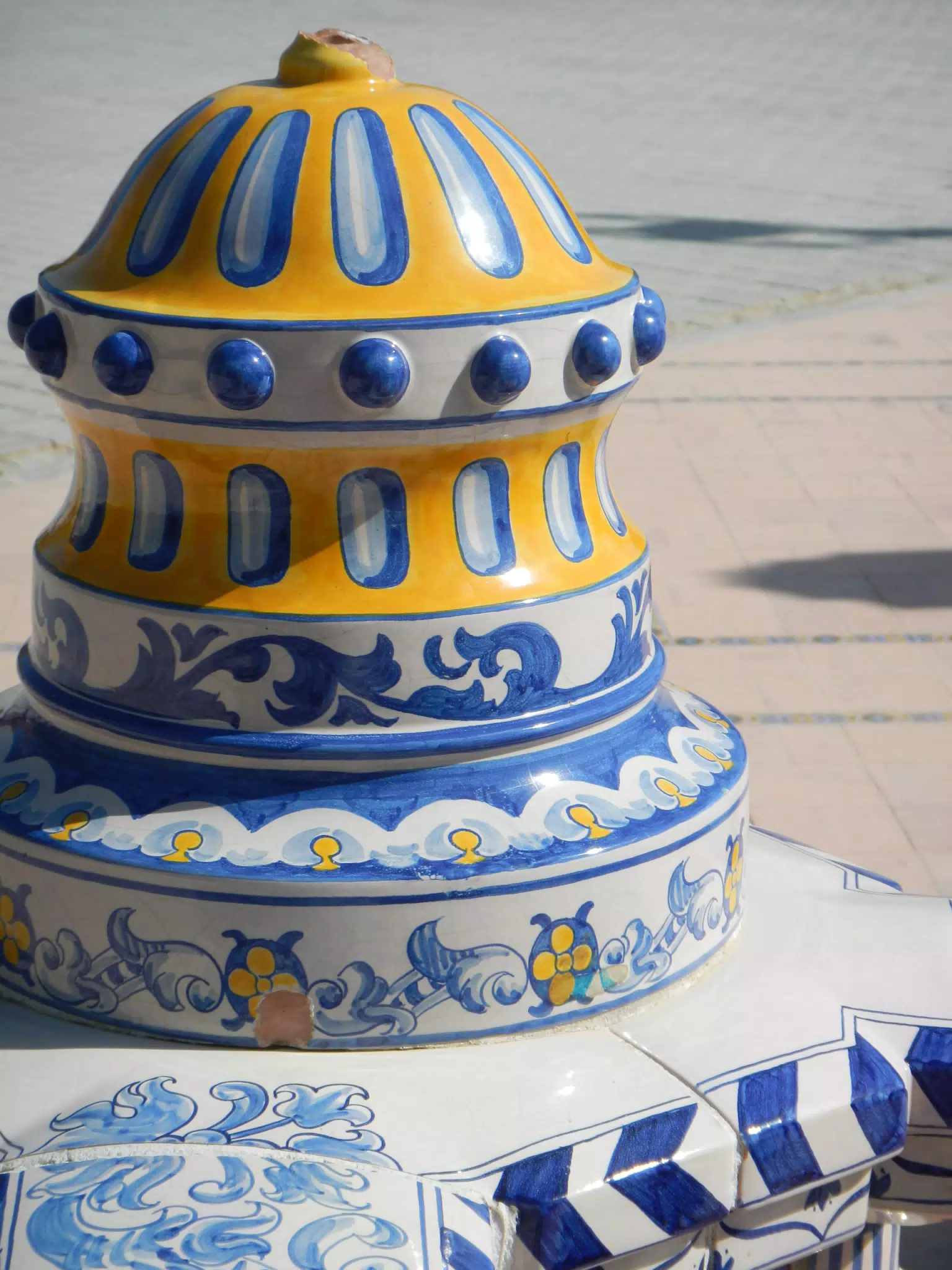 Ceramic Detail in the Plaza de España