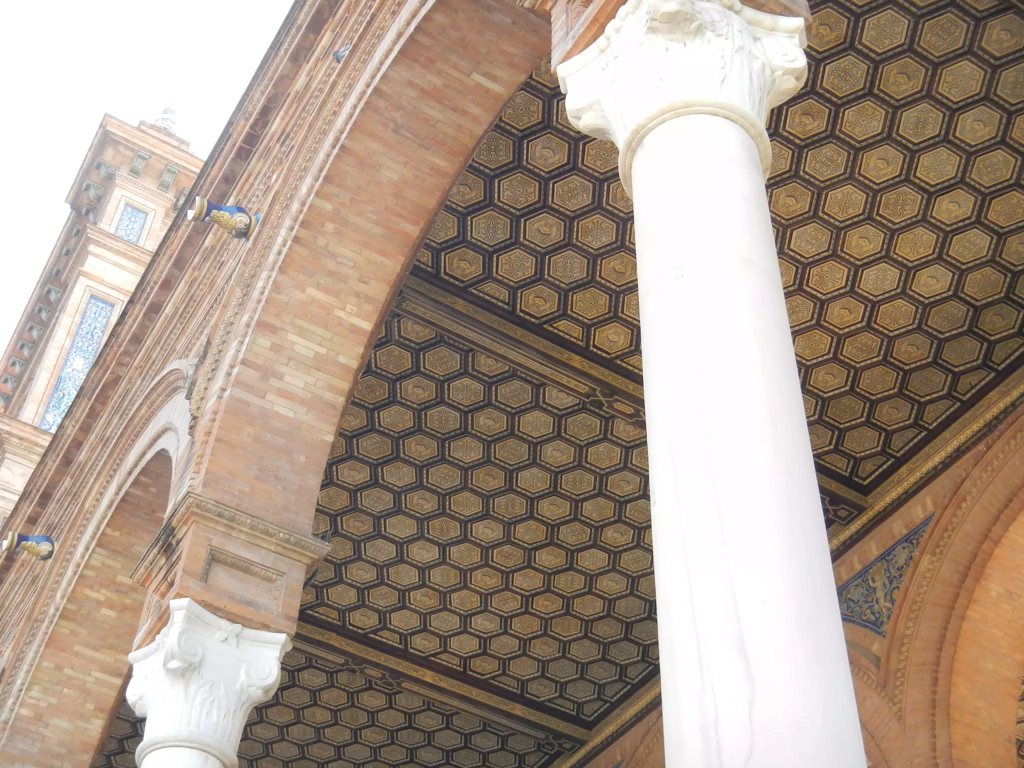 Ceiling Detail in the Plaza de España
