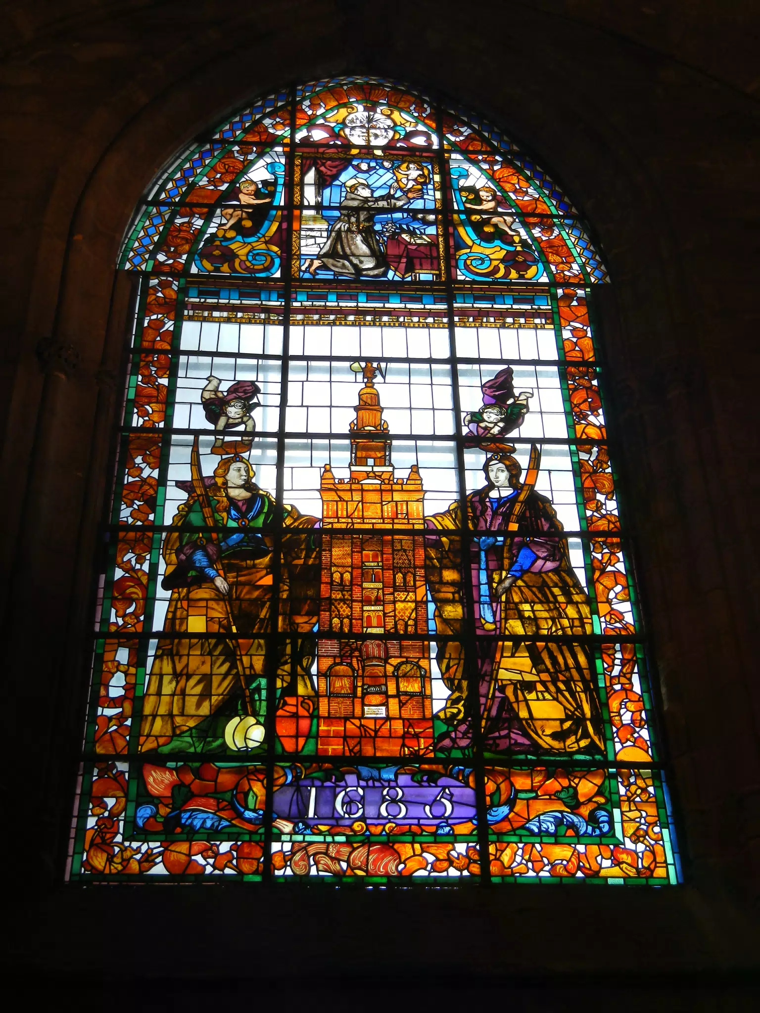 Stained Glass at Sevilla Cathedral