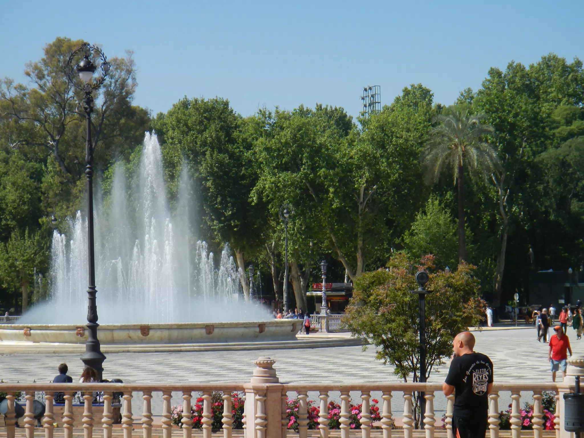 Fountain in the Plaza de España
