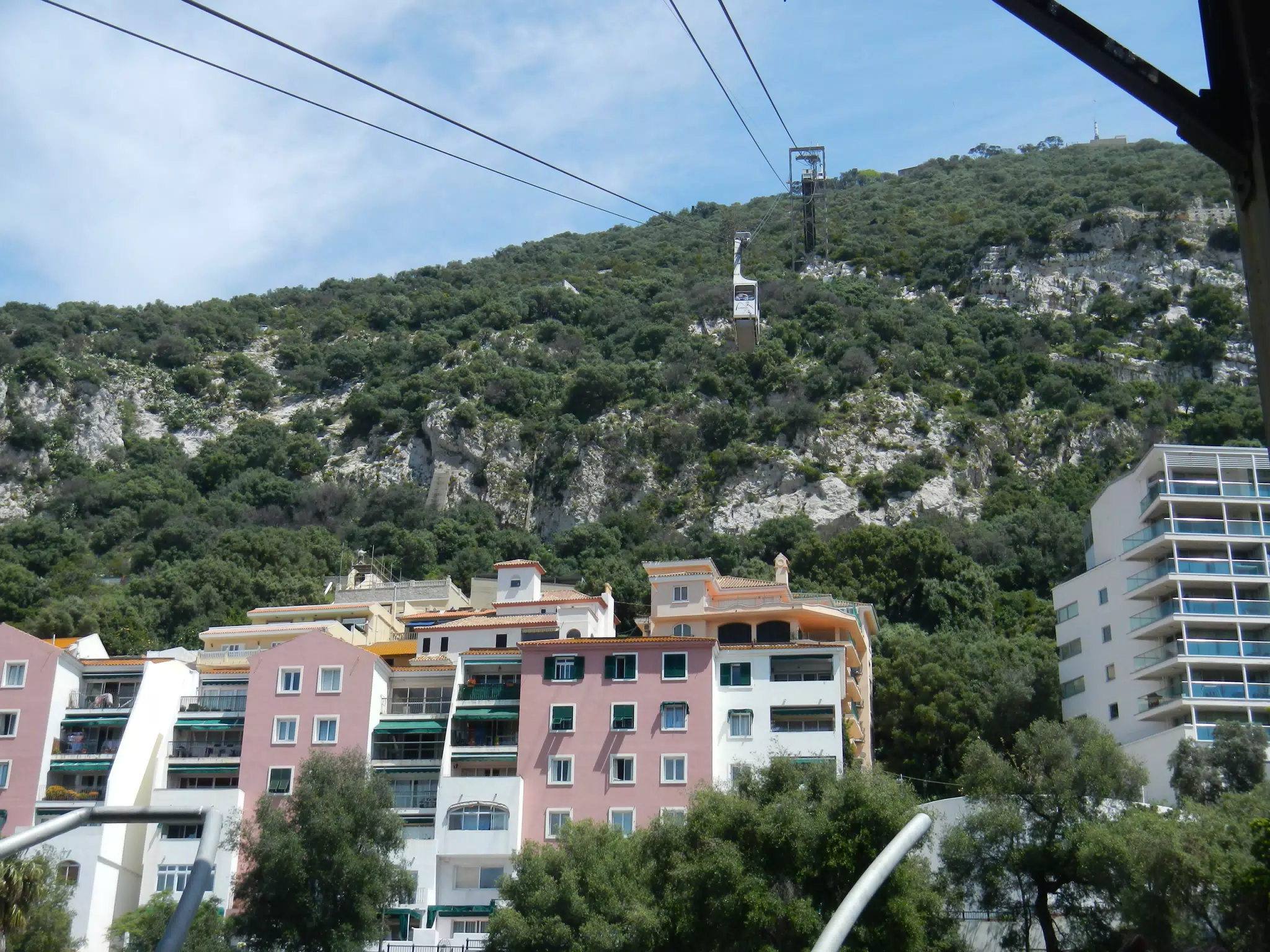 Cablecars on Gibraltar