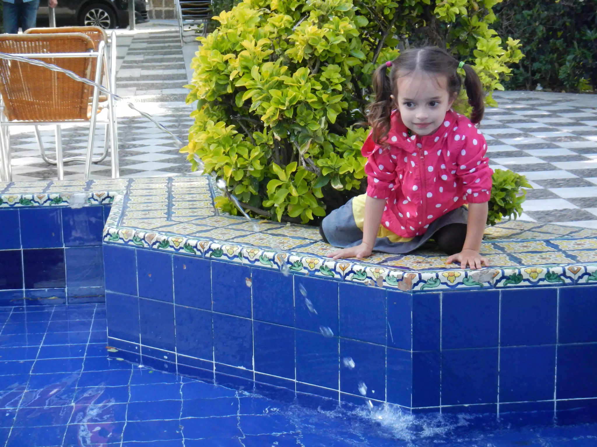 Luciana by the Fountain