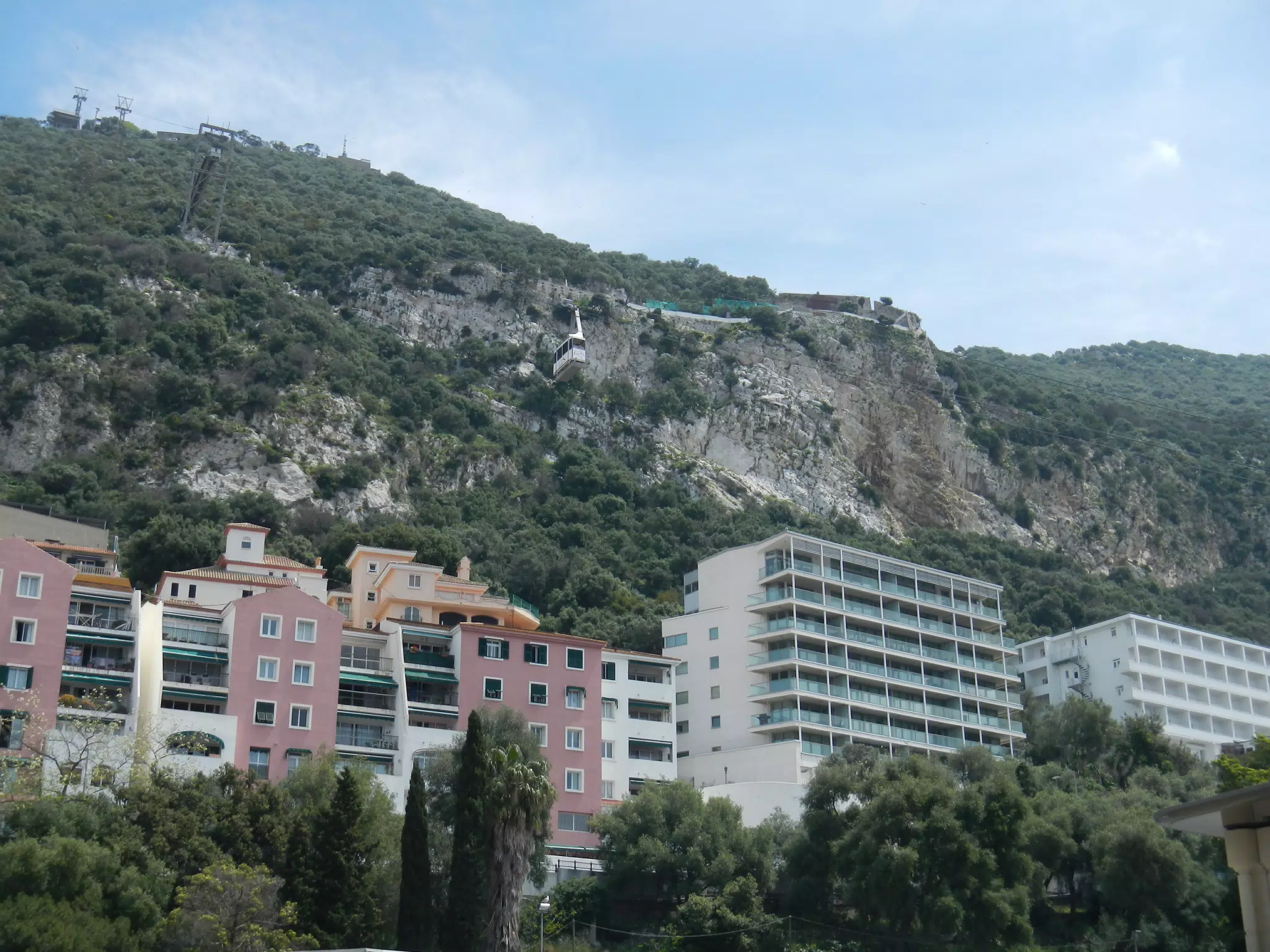 Cablecar on Gibraltar