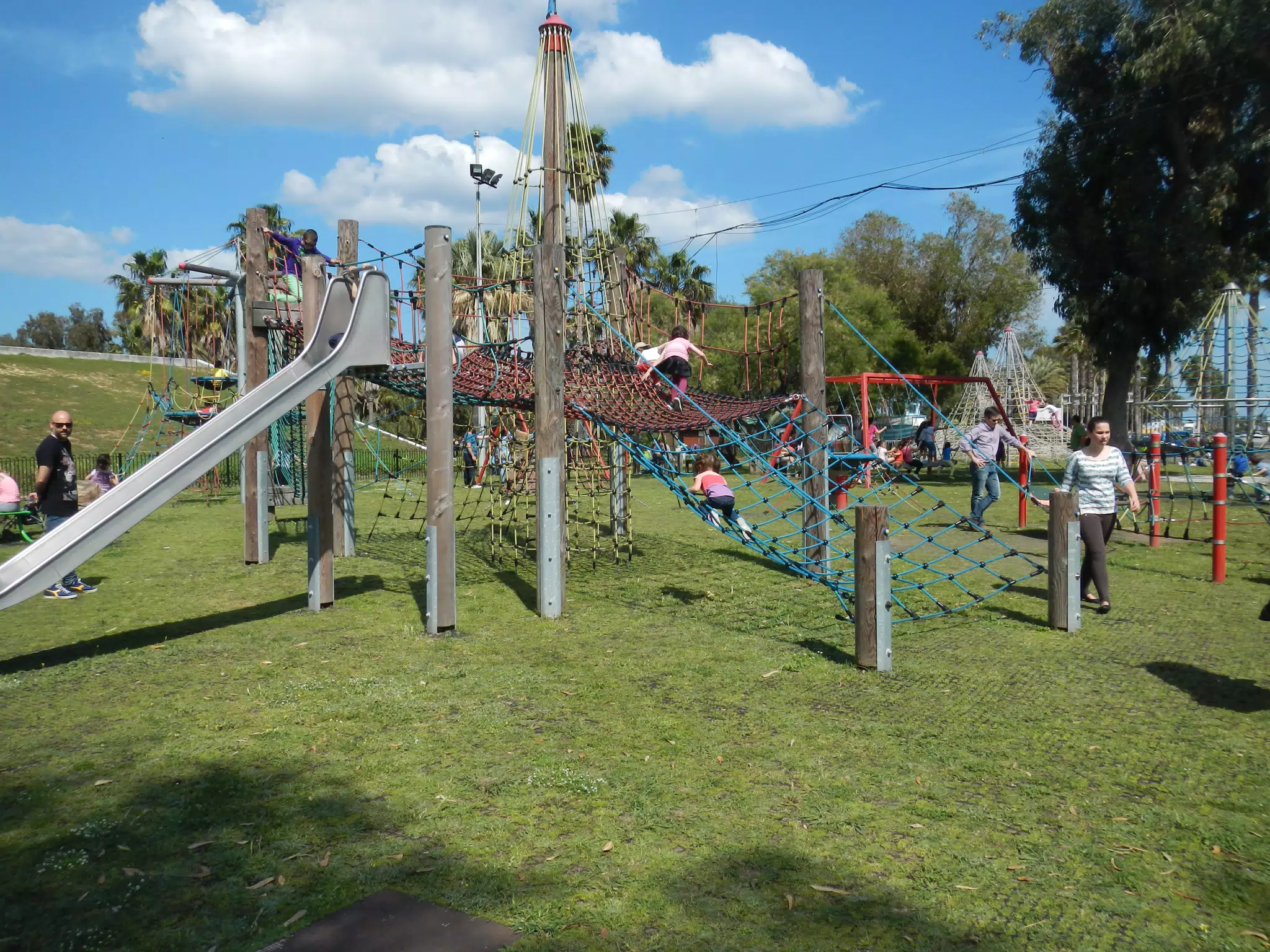 The Girls Climbing Playground in La Linea