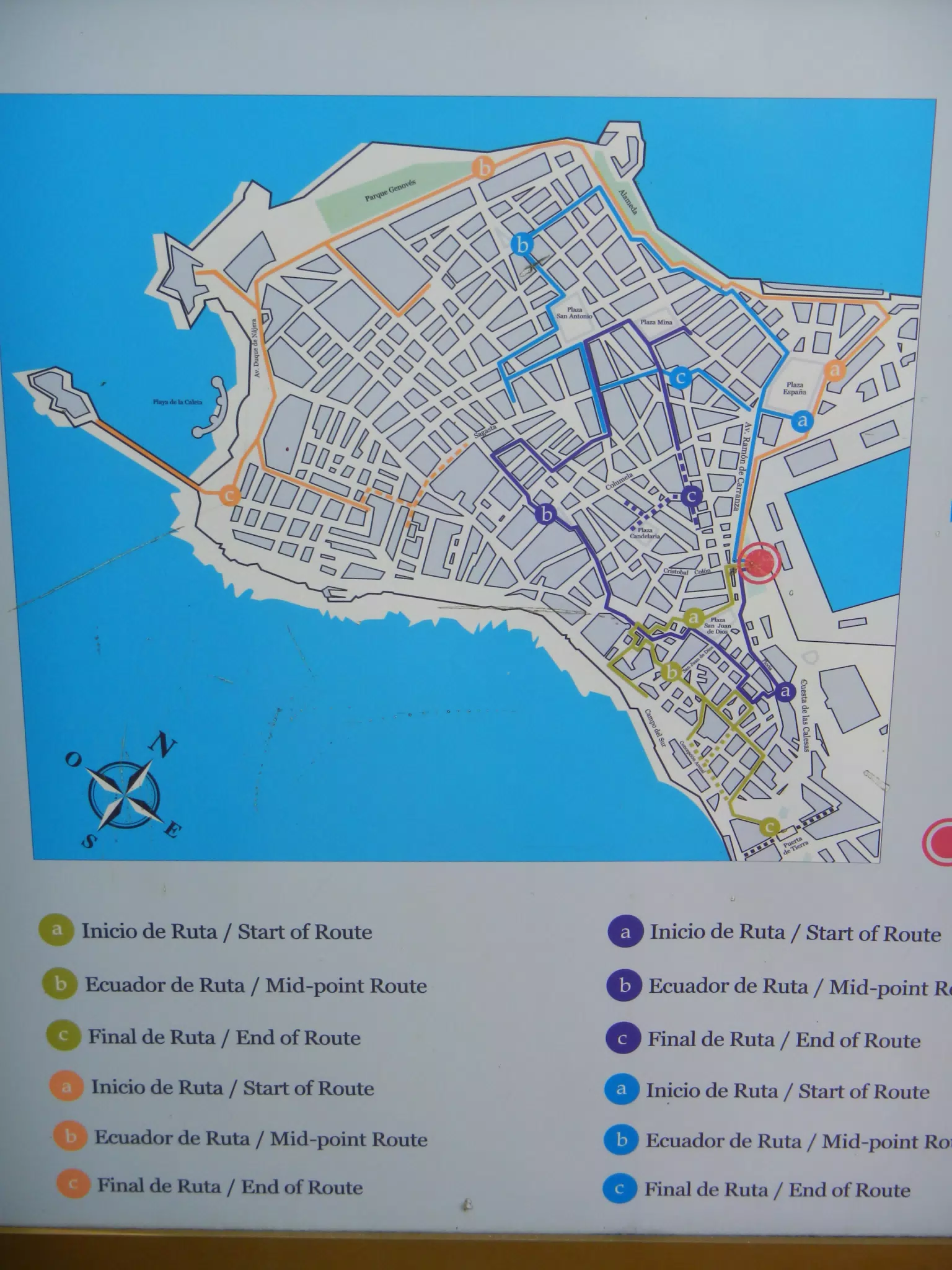 Start of Route