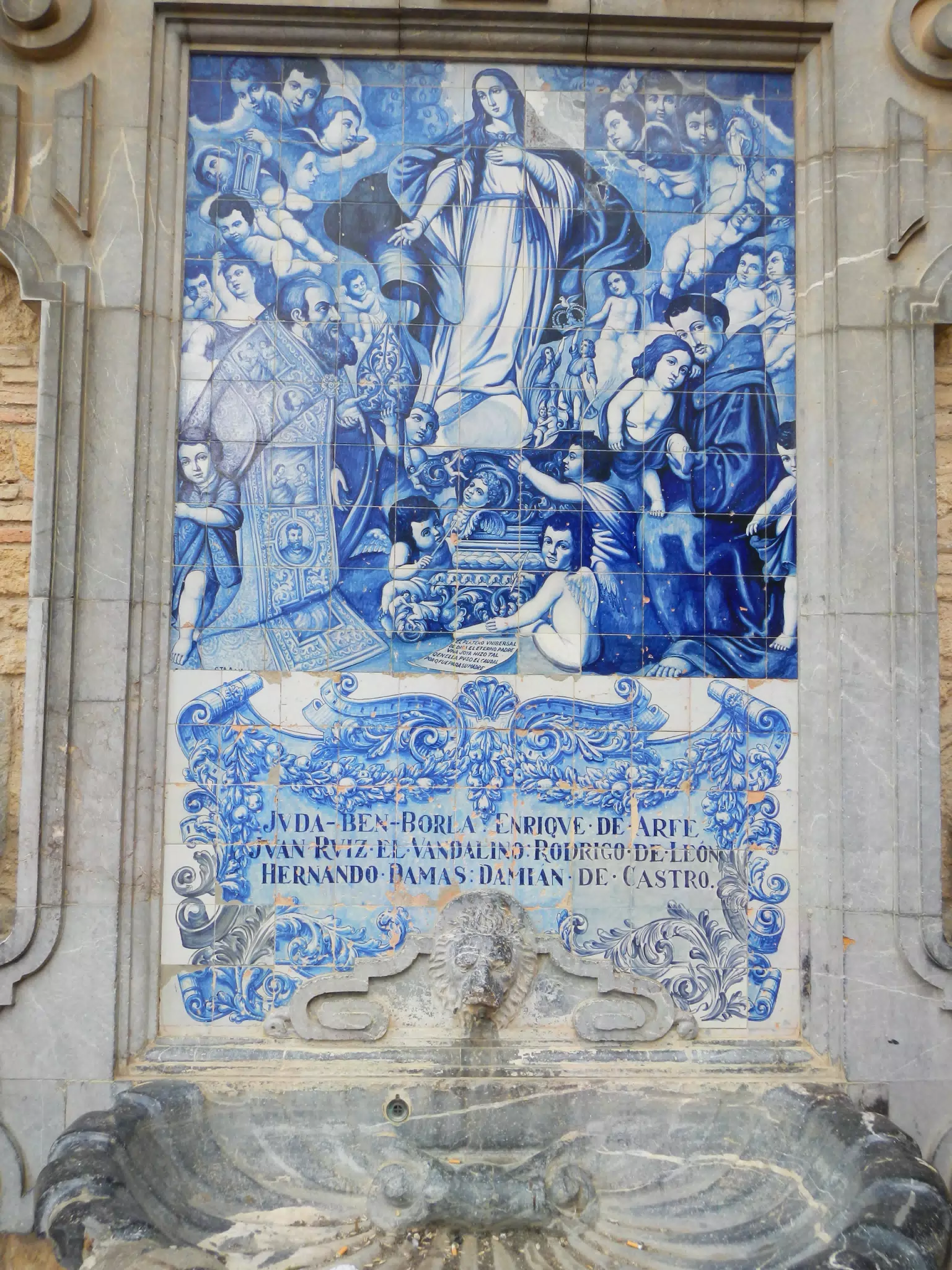 Tile Work on Church