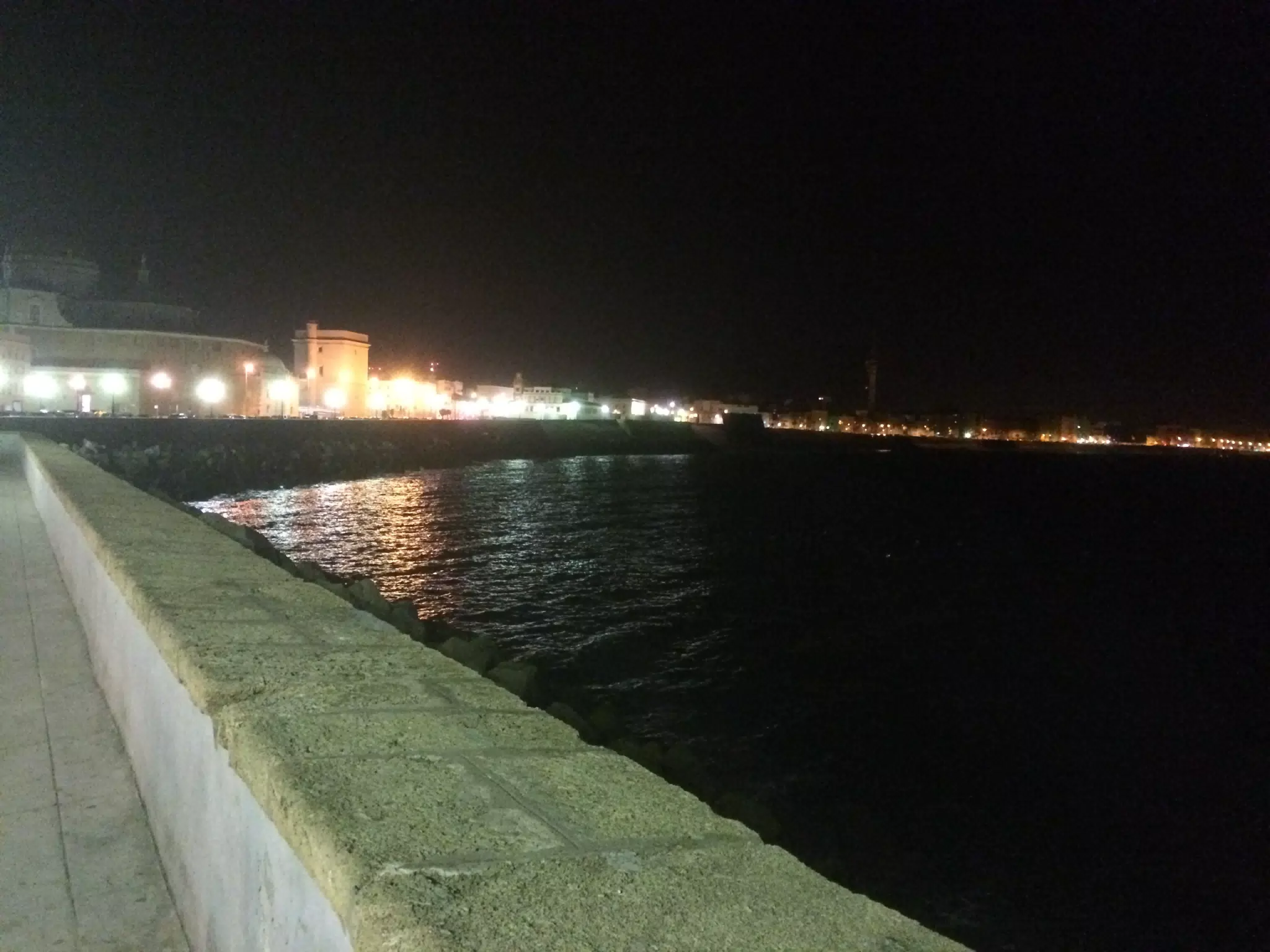 Midnight Walk in Cádiz