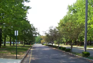Driveway in the Apartment Complex in North Brunswick, NJ